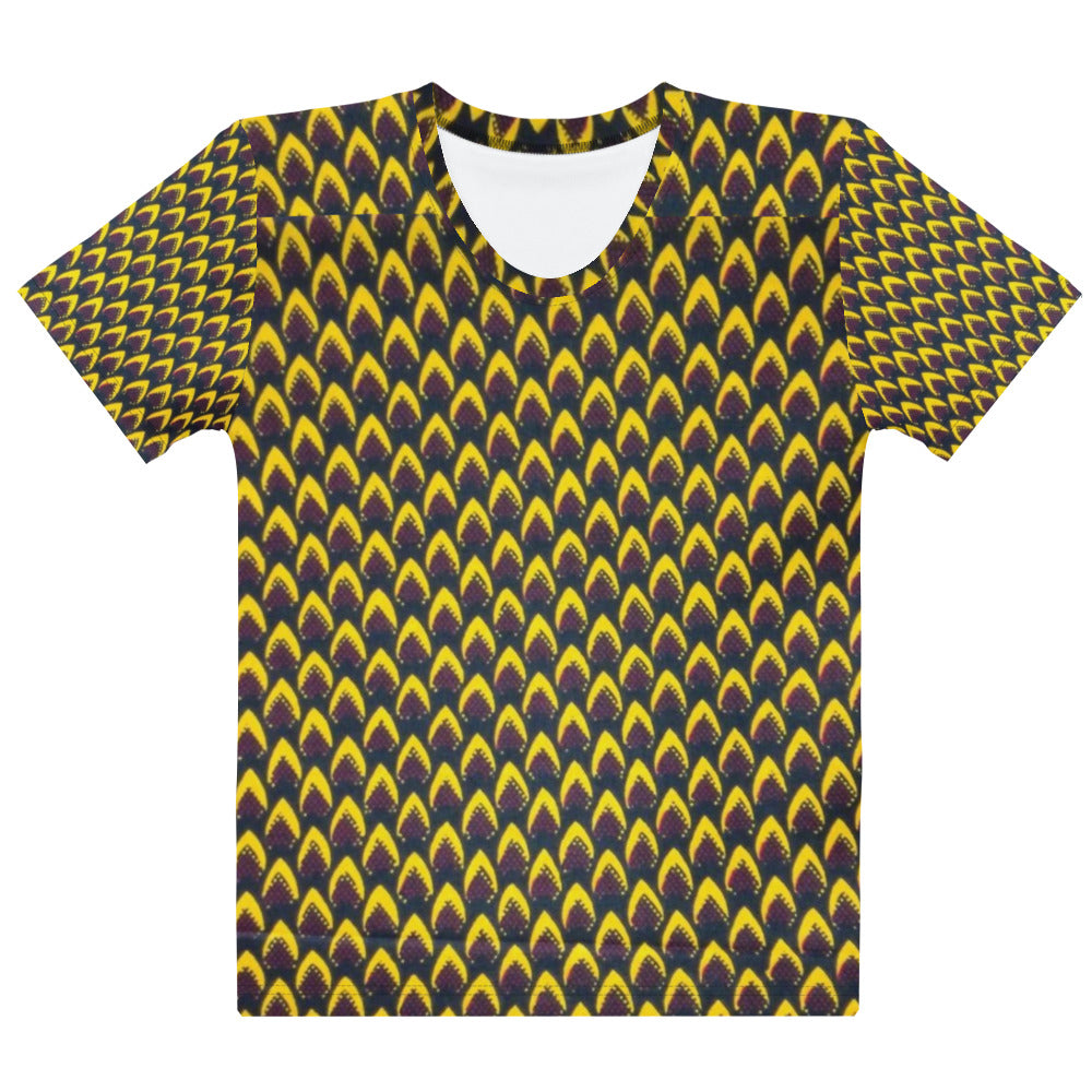 Yellow Flame Ankara Women's T-shirt