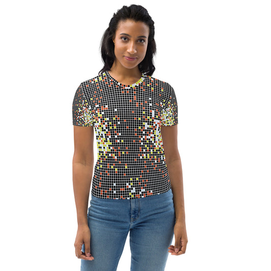 Graphic Square Ankara Women's T-shirt