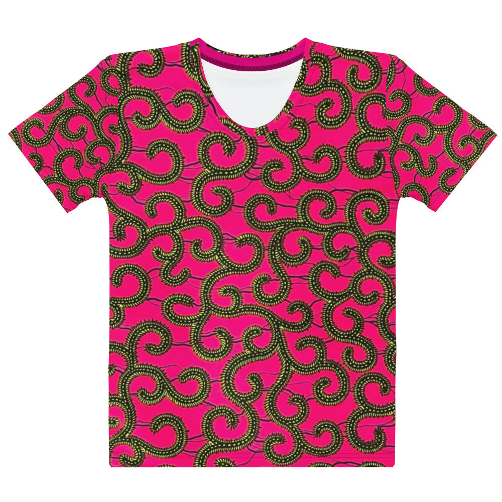 Pink Ankara Women's T-shirt