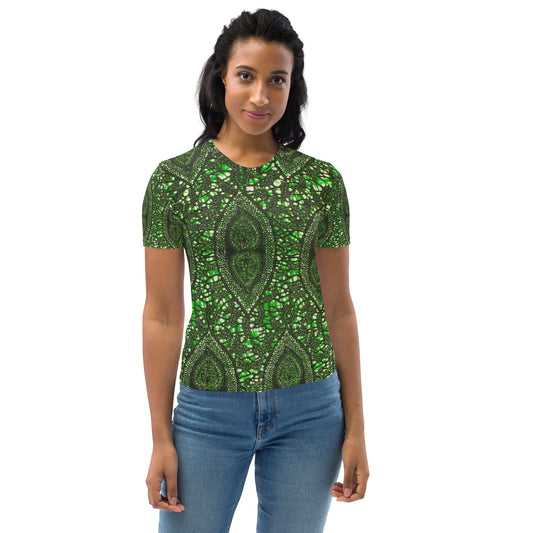 Green Peas Ankara Women's T-shirt