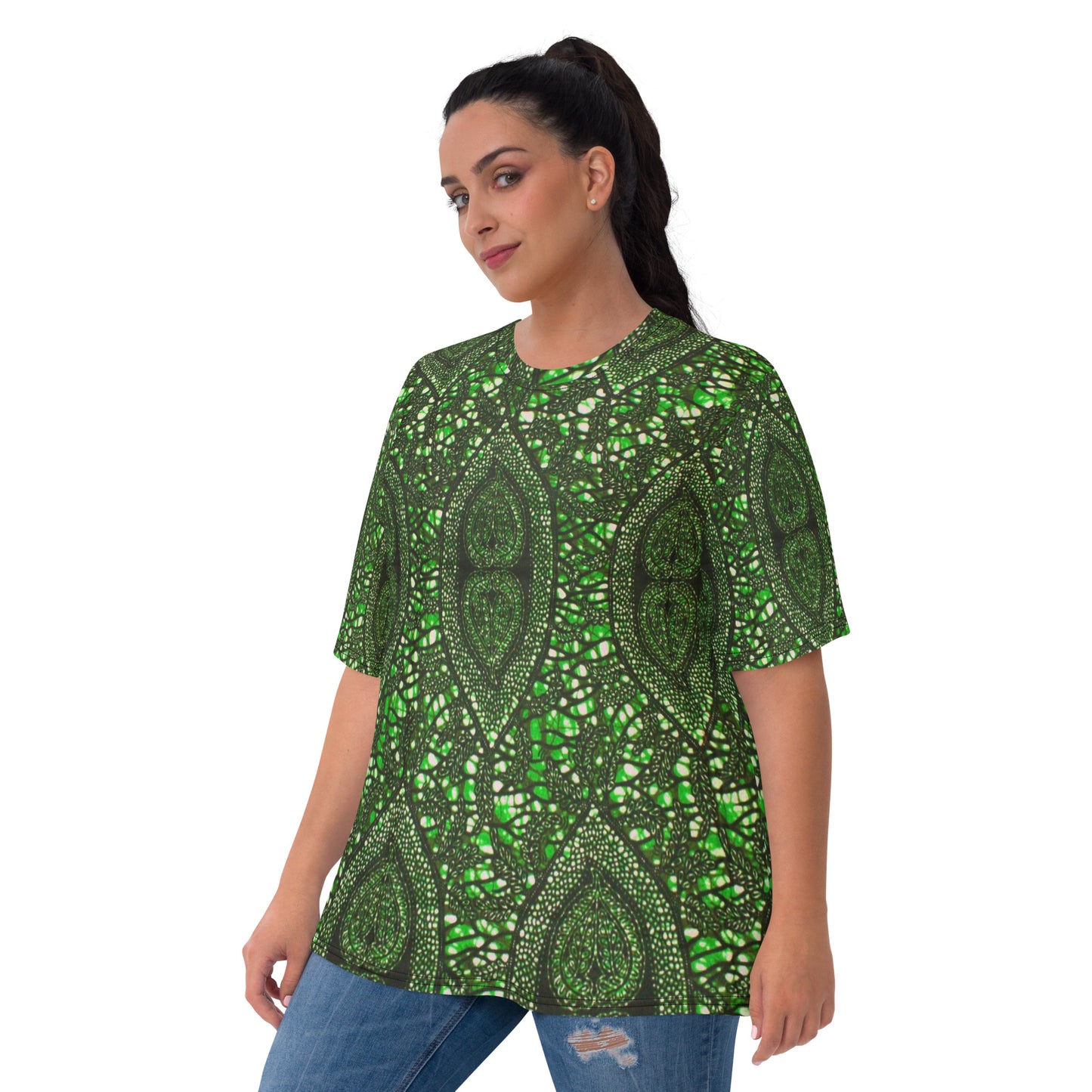 Green Peas Ankara Women's T-shirt