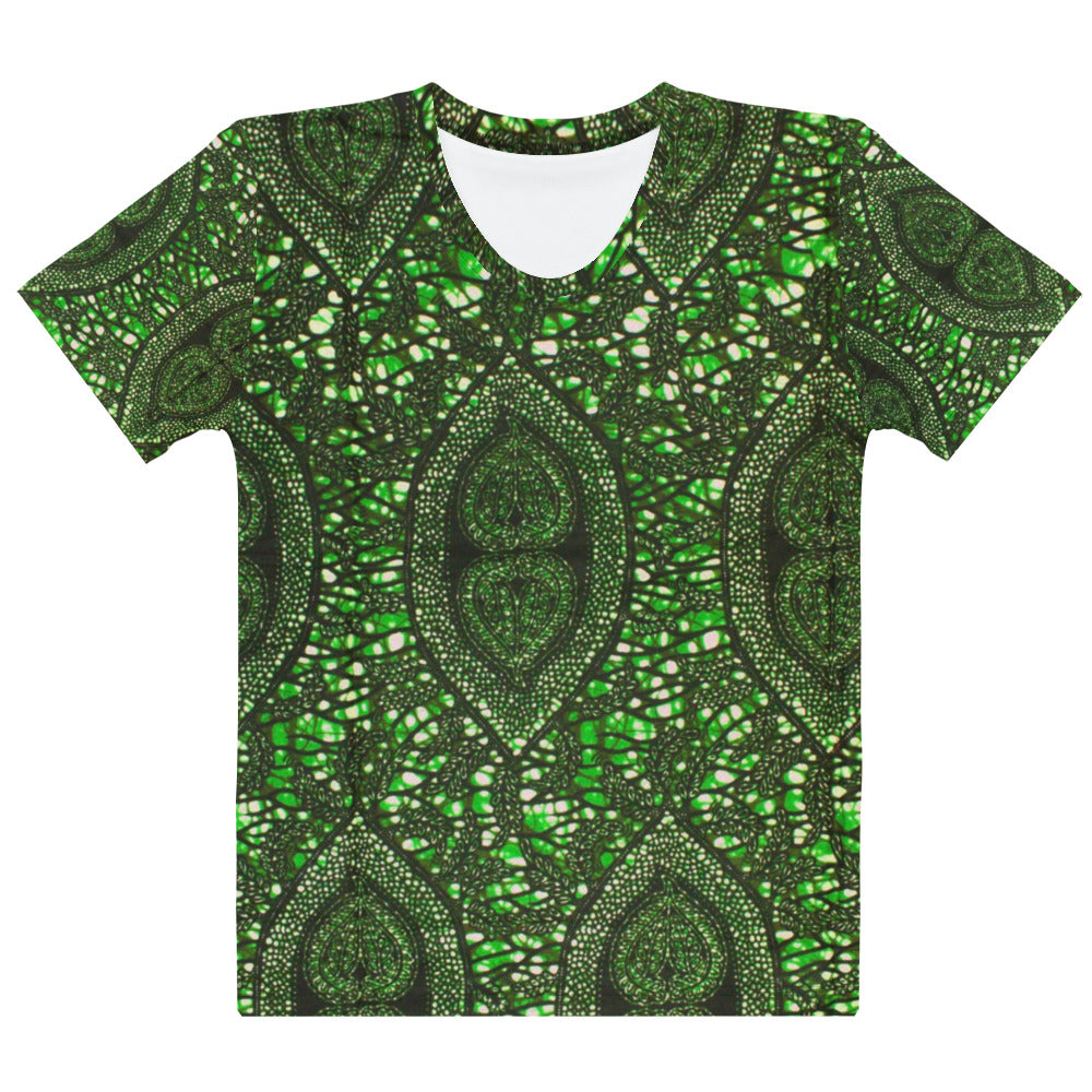 Green Peas Ankara Women's T-shirt