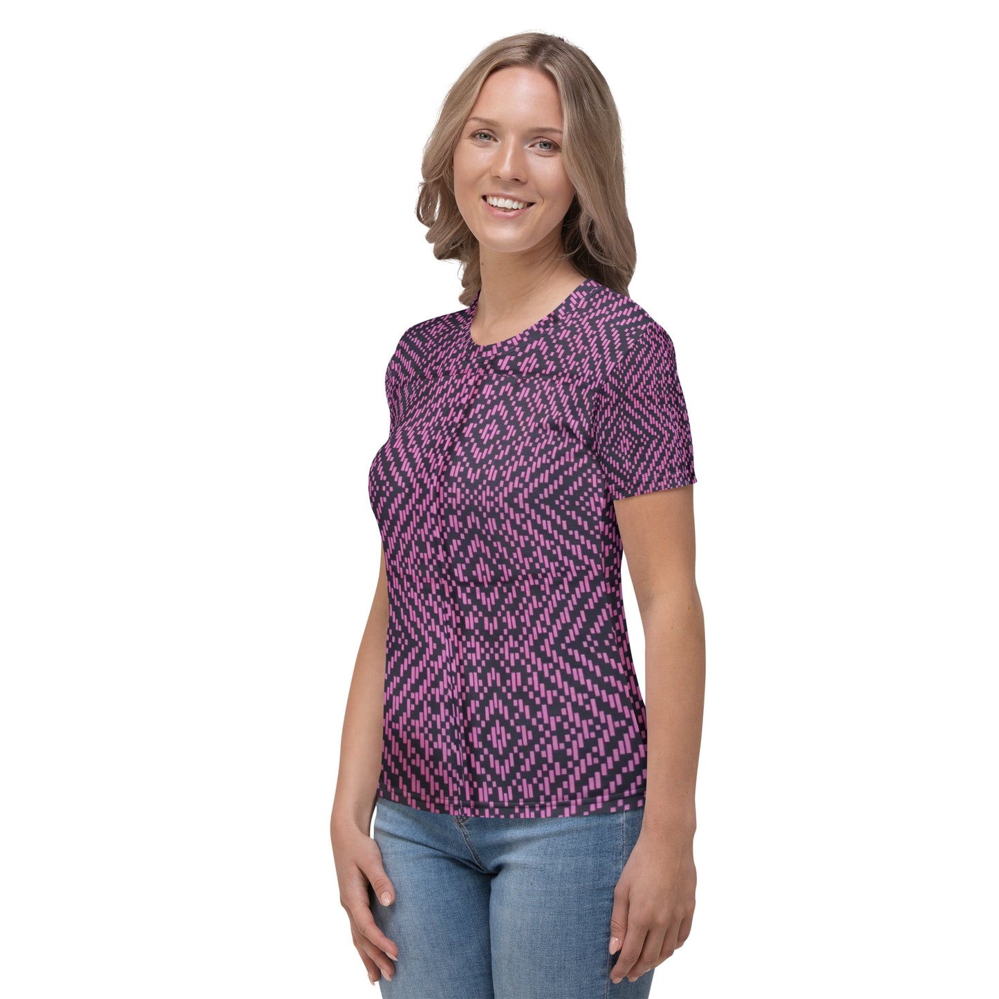 Pink Aztec Ankara Women's T-shirt