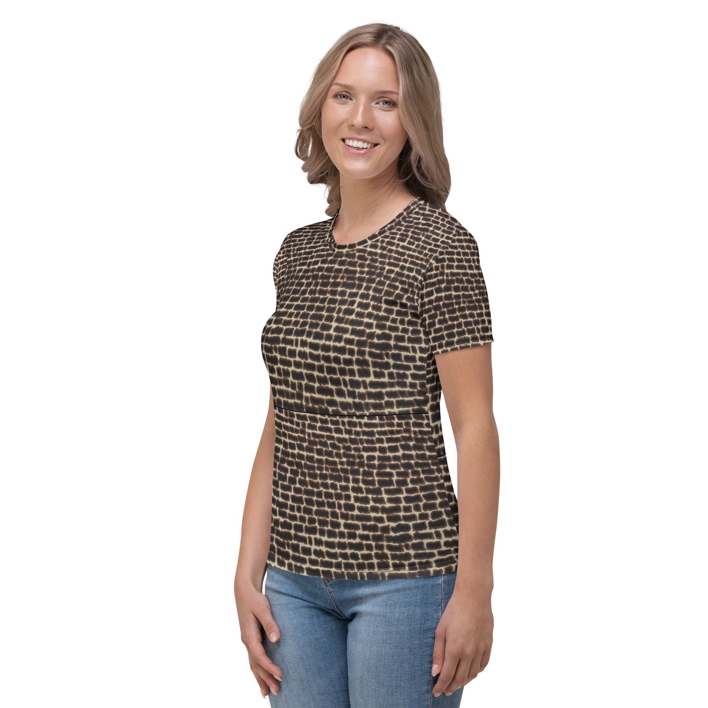 Brown Brick Ankara Women's T-shirt