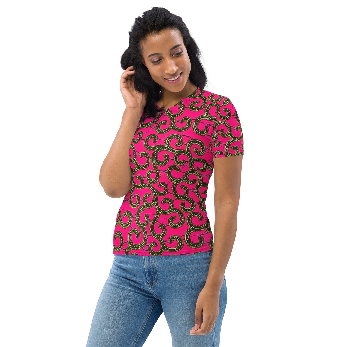 Pink Ankara Women's T-shirt