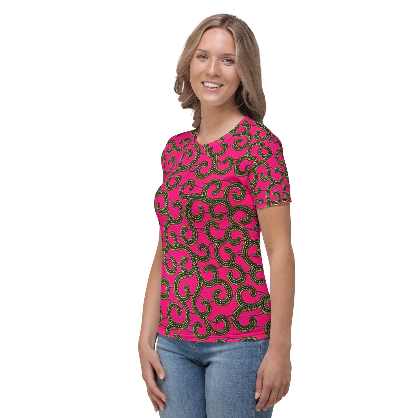 Pink Ankara Women's T-shirt