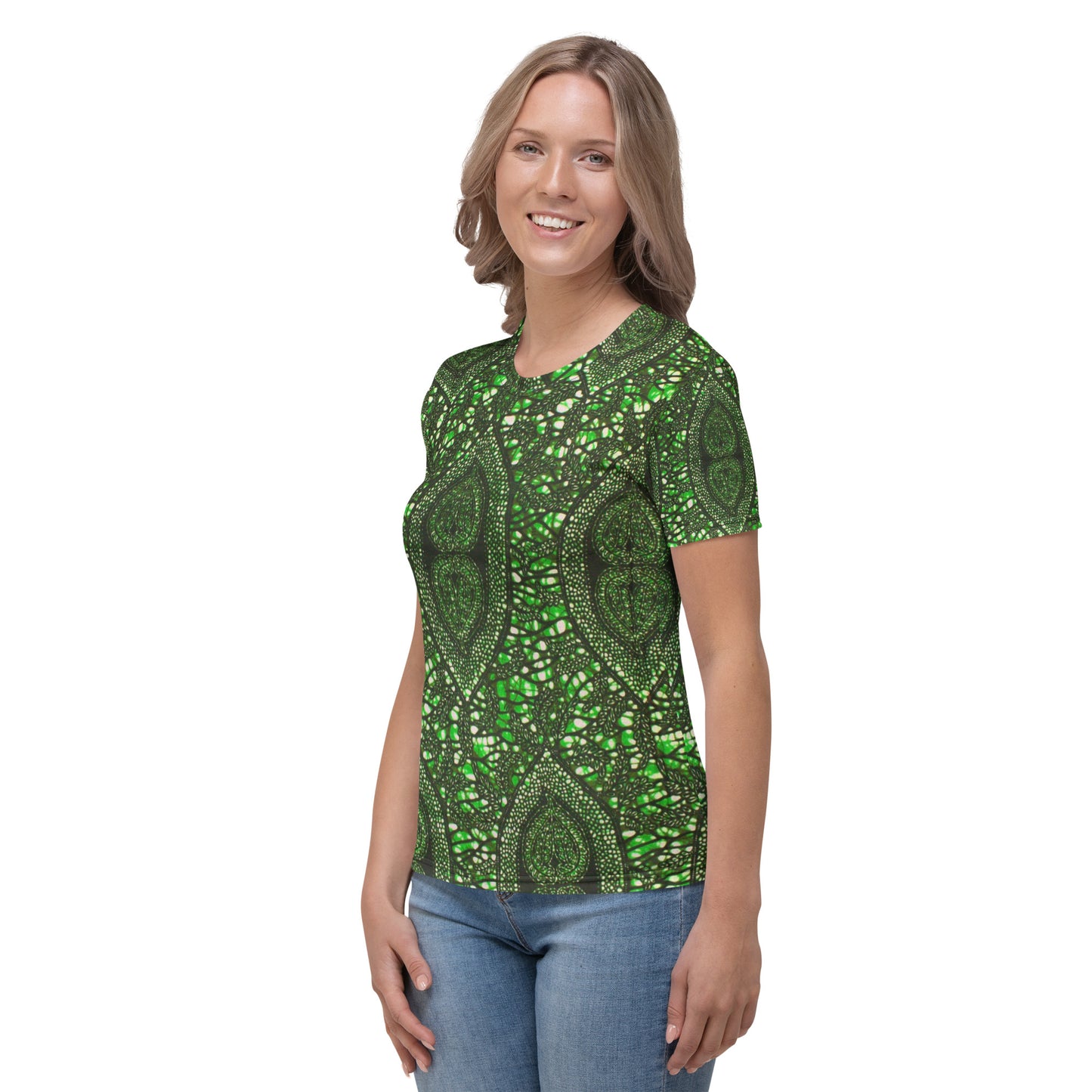 Green Peas Ankara Women's T-shirt