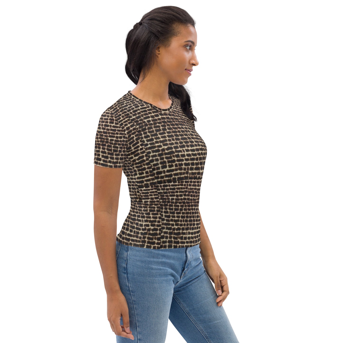 Brown Brick Ankara Women's T-shirt