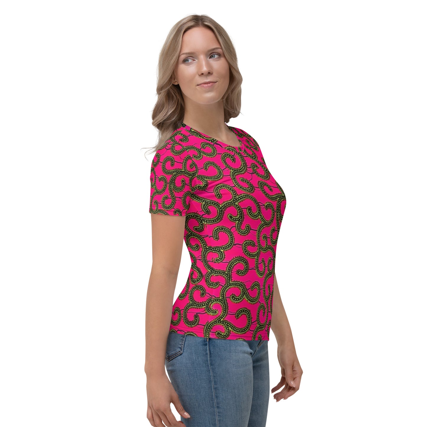 Pink Ankara Women's T-shirt