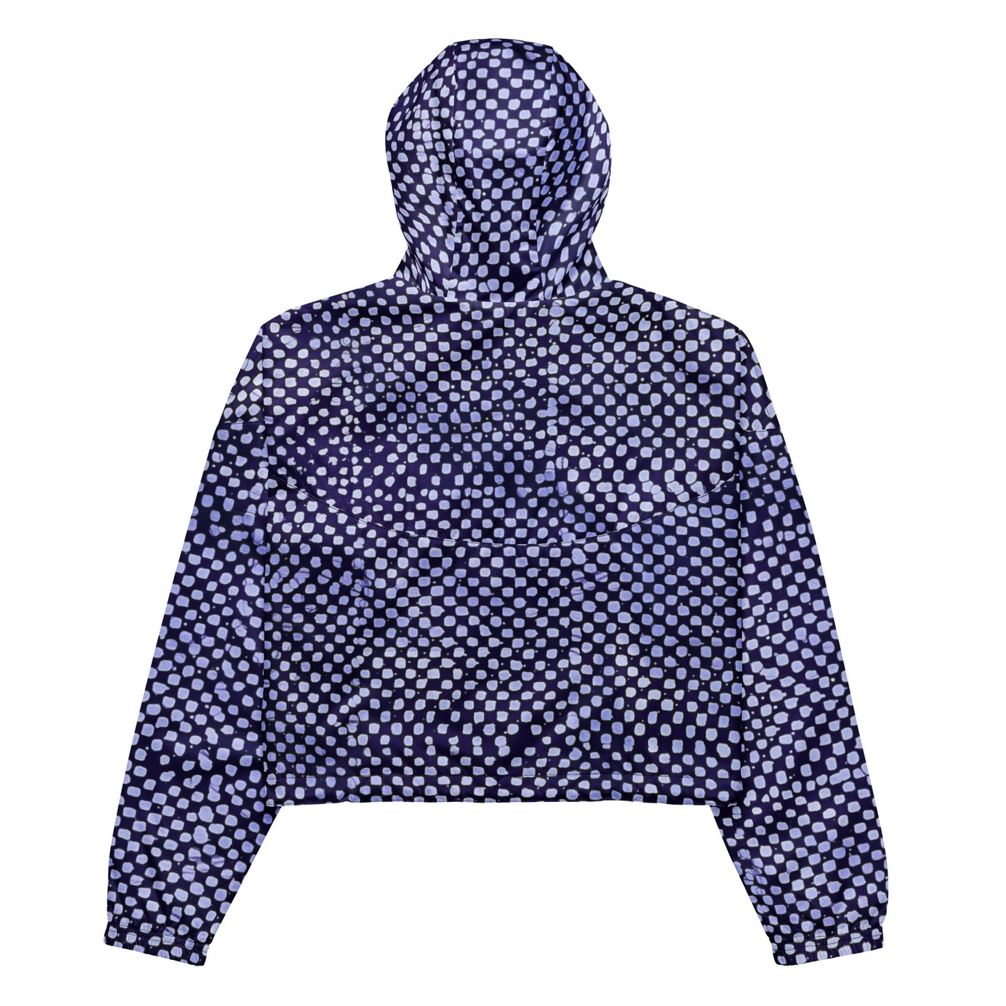 Purple Dot Women’s Cropped Windbreaker