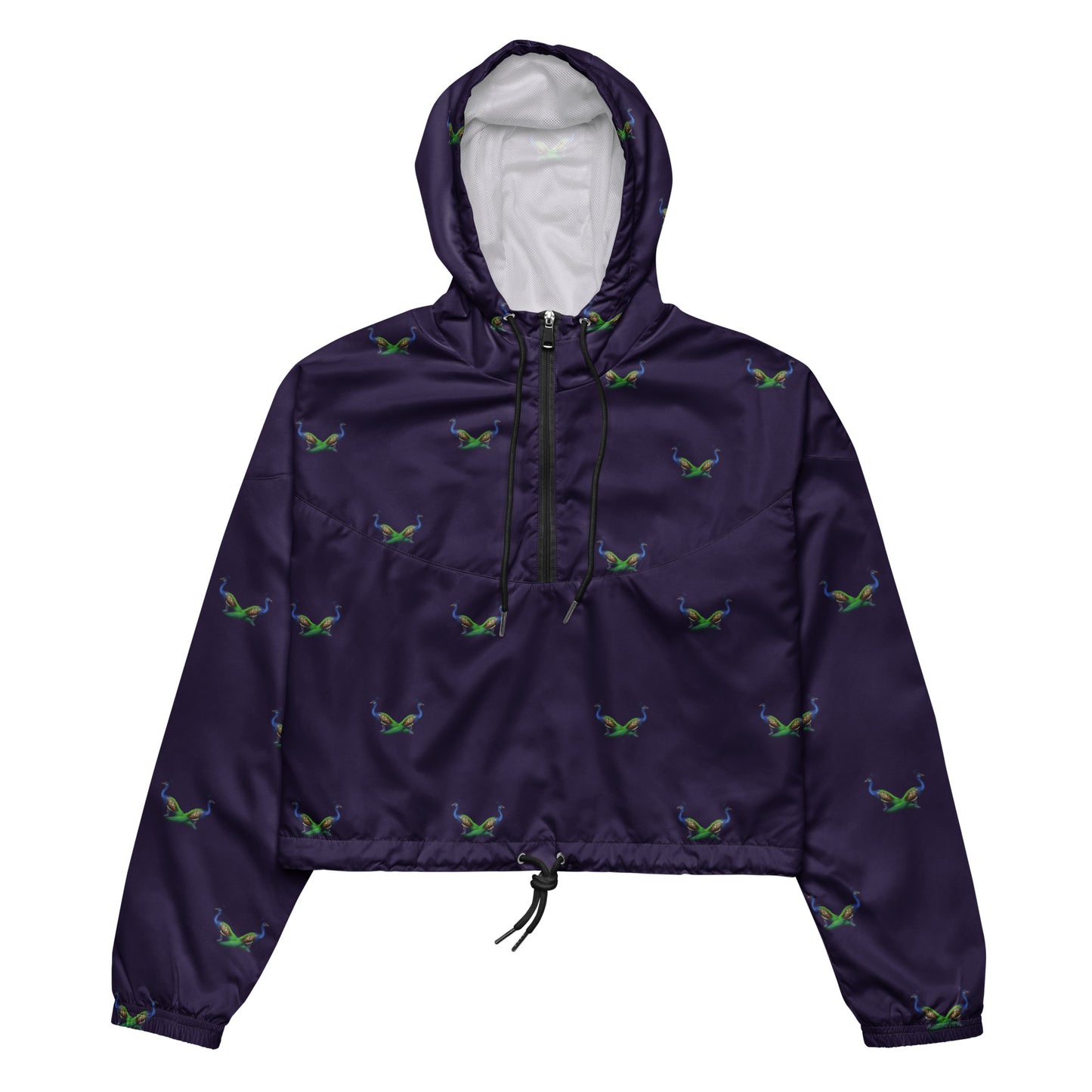 Peacock Women’s Cropped Windbreaker