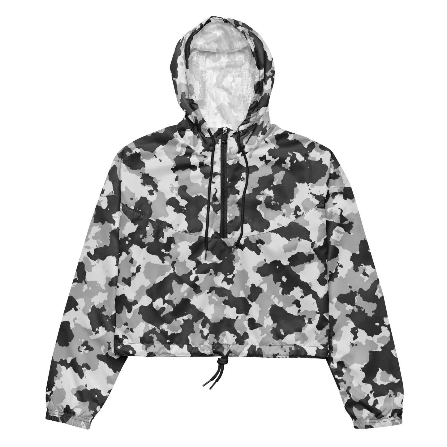 Camouflage Women’s Cropped Windbreaker