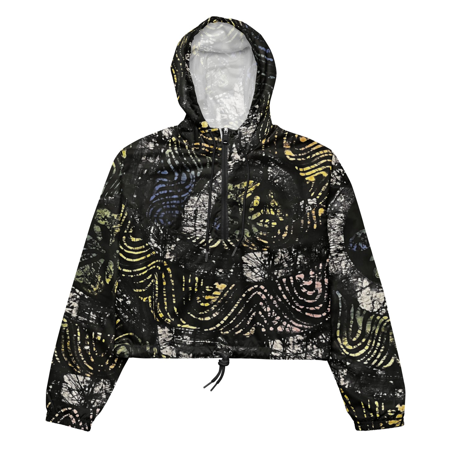 Swirls Women’s Cropped Windbreaker