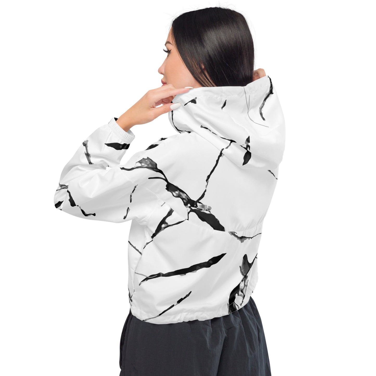 Marble Women’s Cropped Windbreaker