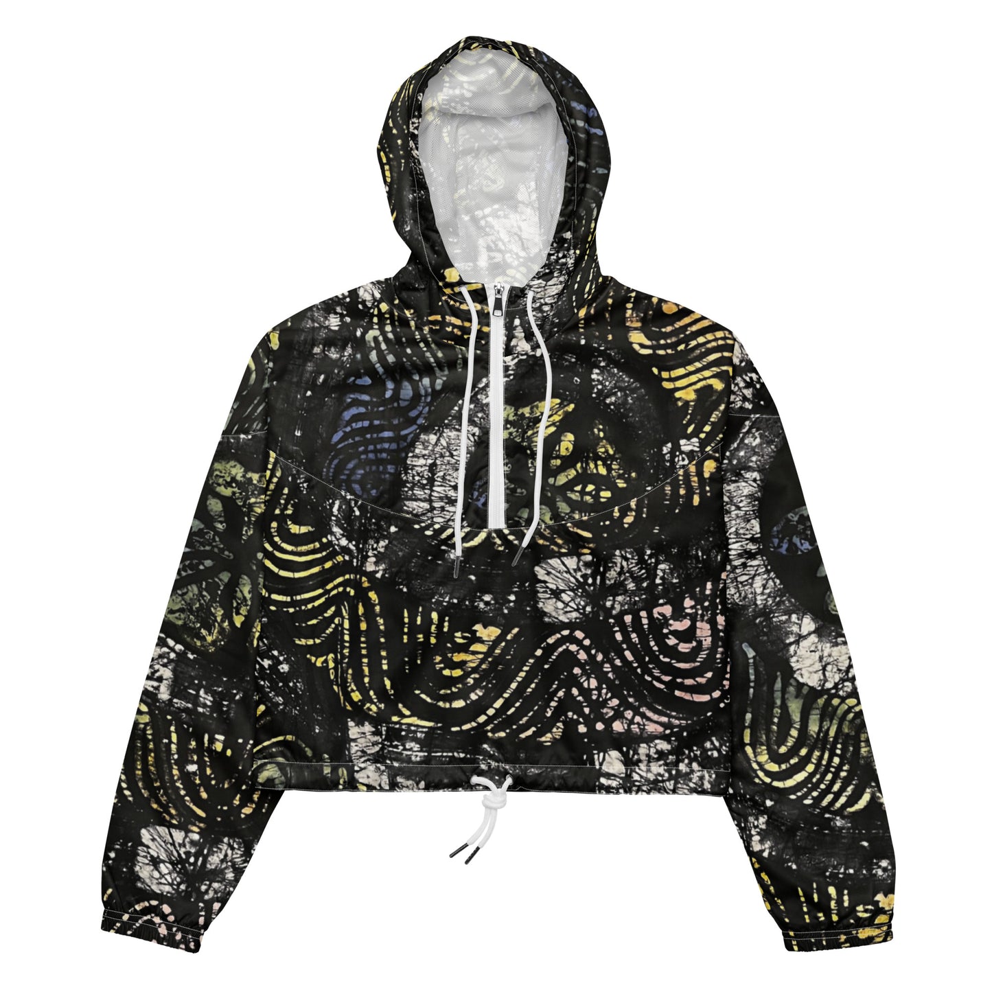 Swirls Women’s Cropped Windbreaker