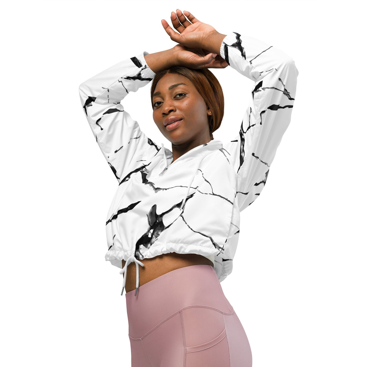 Marble Women’s Cropped Windbreaker