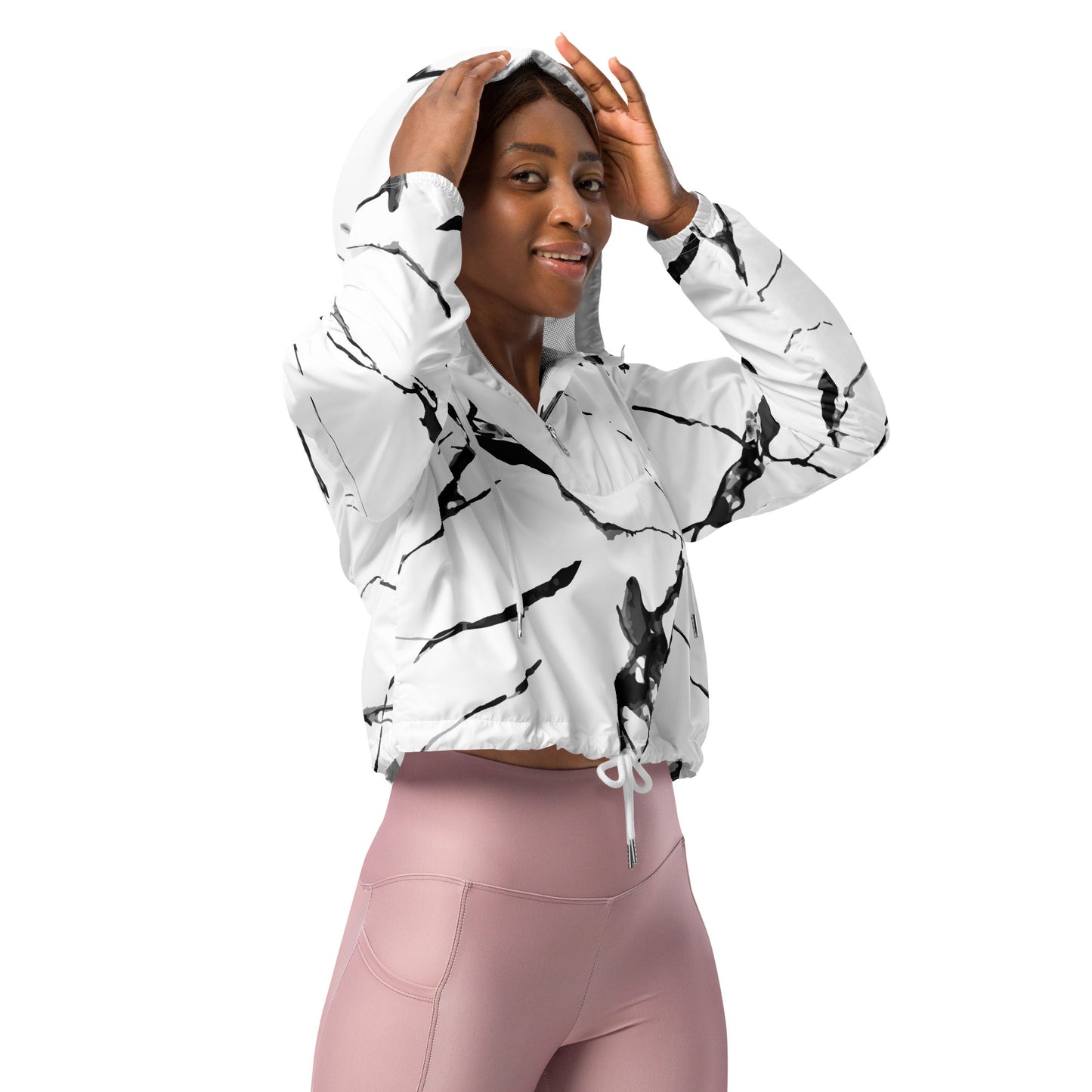 Marble Women’s Cropped Windbreaker