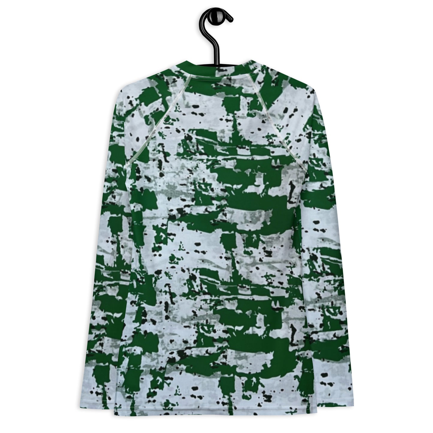 Green Camo Adire Women's Rash Guard