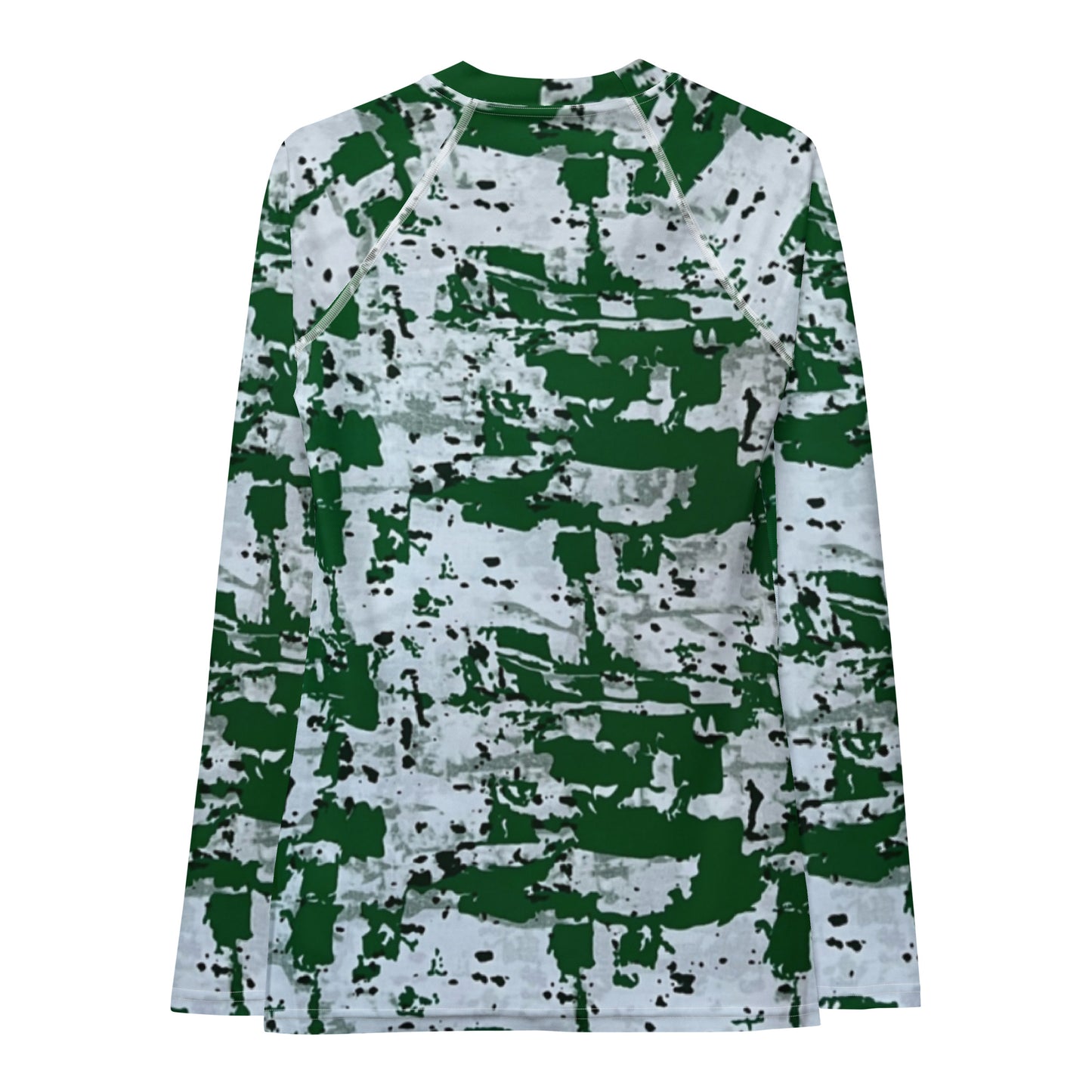 Green Camo Adire Women's Rash Guard