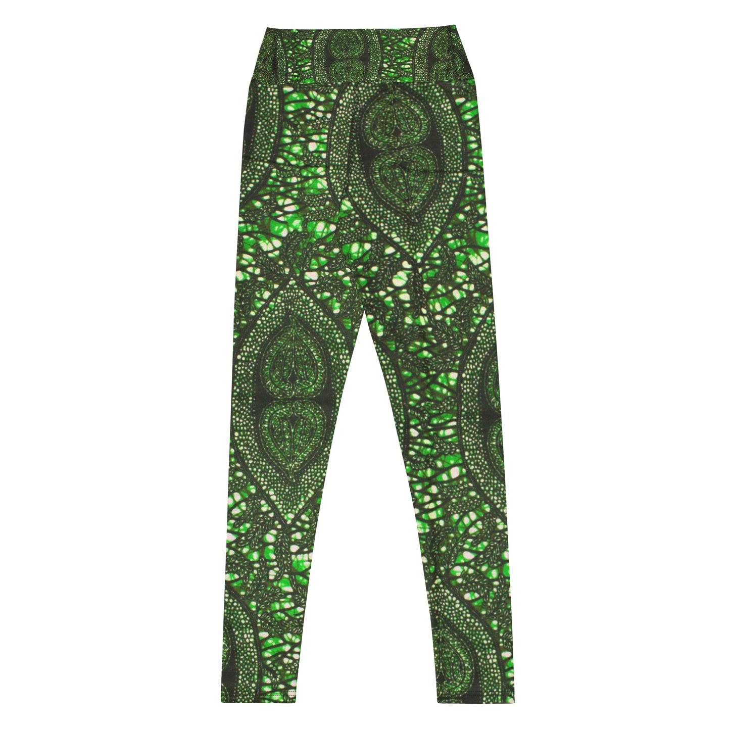 Green Peas Ankara Leggings