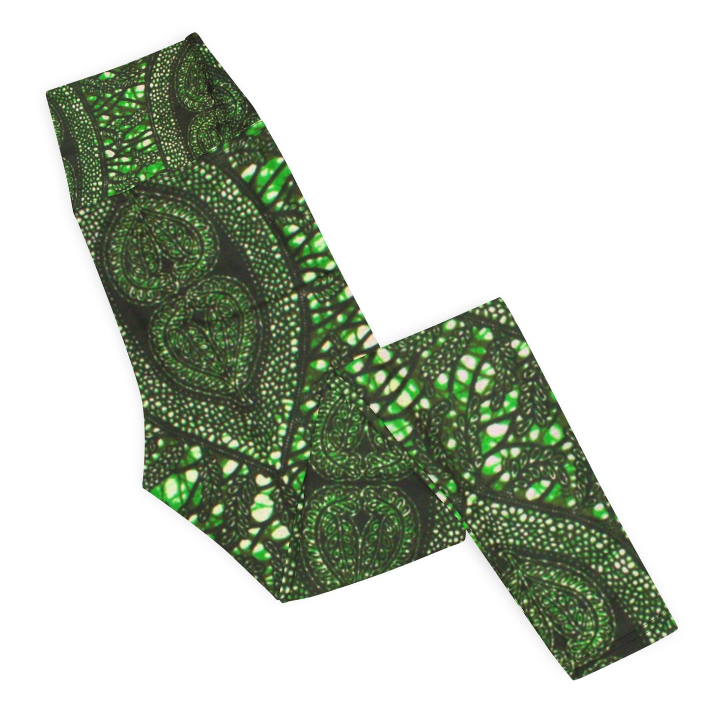 Green Peas Ankara Leggings