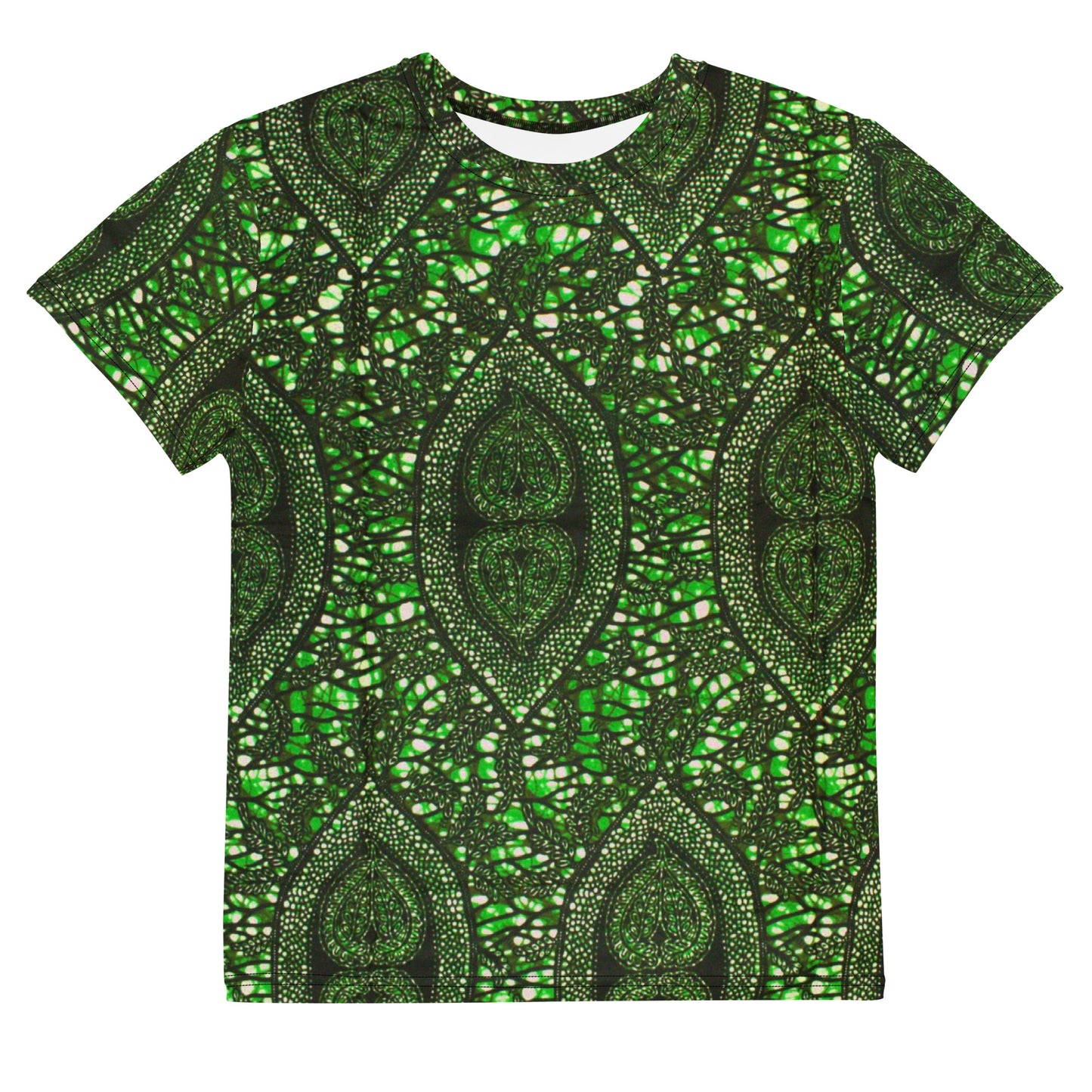 Green Peas Ankara Youth Crew Neck T-shirt