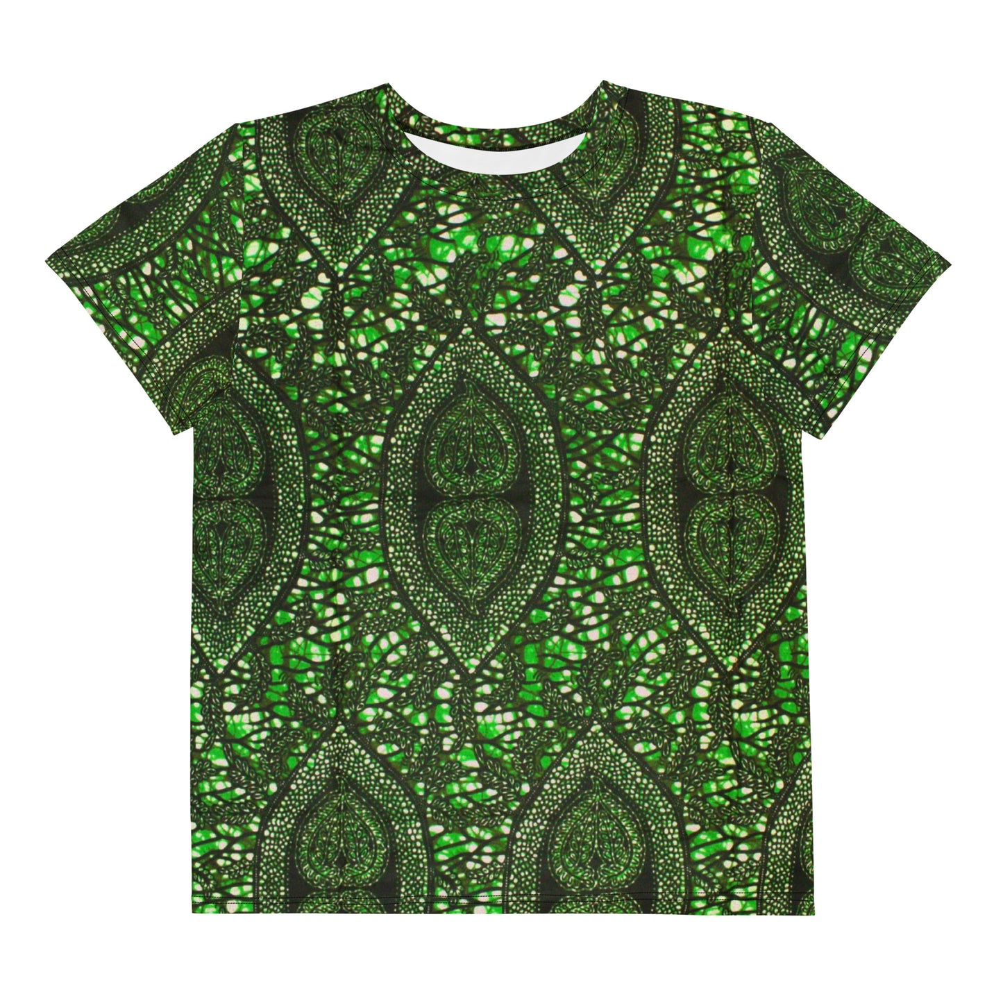 Green Peas Ankara Youth Crew Neck T-shirt