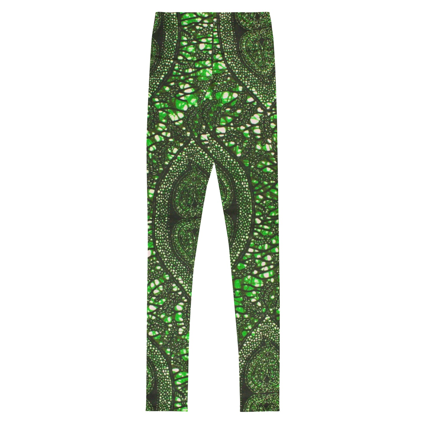 Green Peas Ankara Youth Leggings