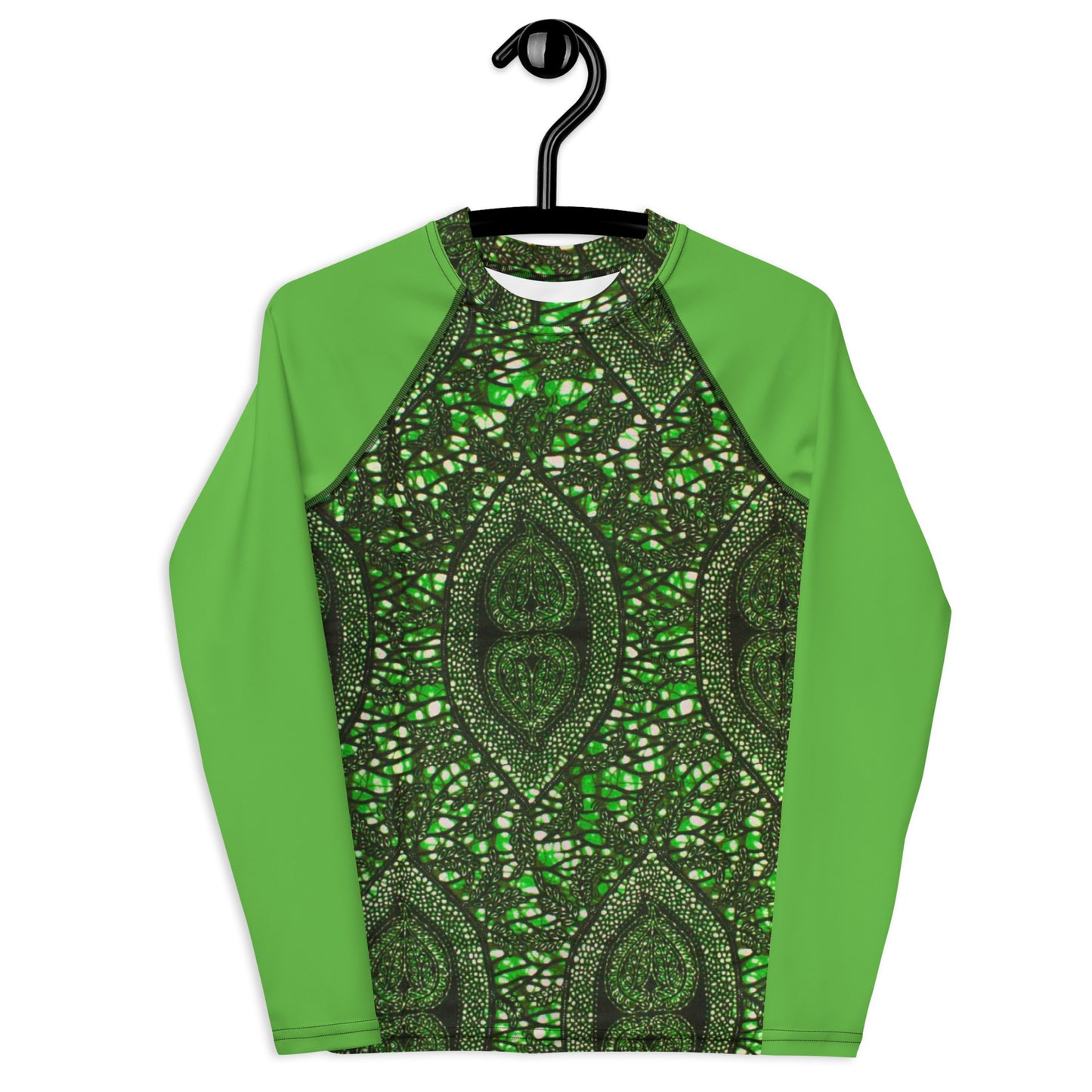 Green Peas Ankara Youth Rash Guard