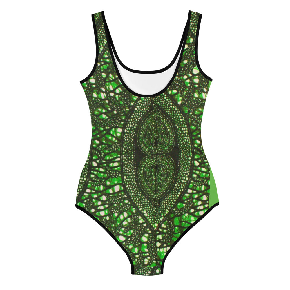 Green Peas Ankara Youth Swimsuit