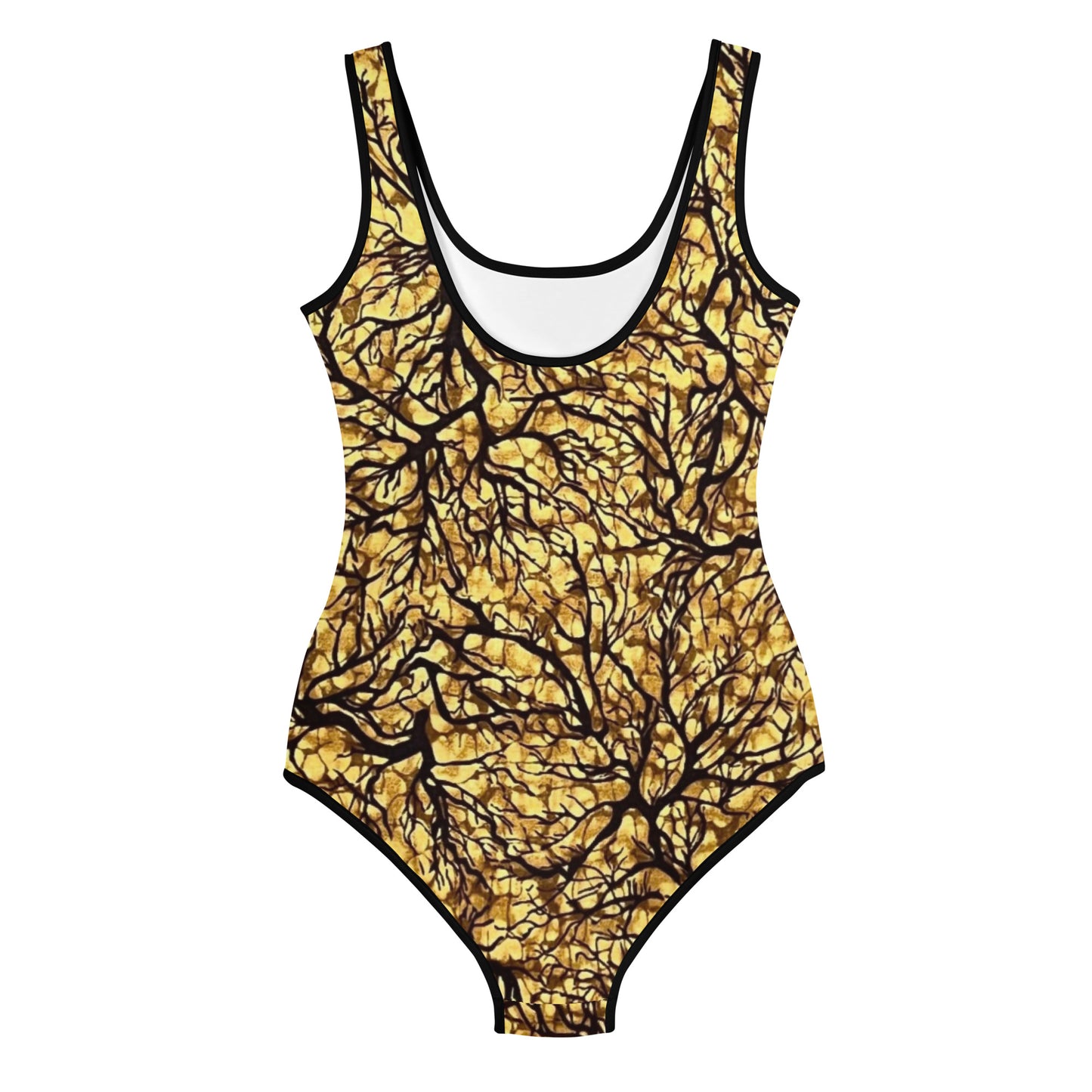 Trees Adire Youth Swimsuit