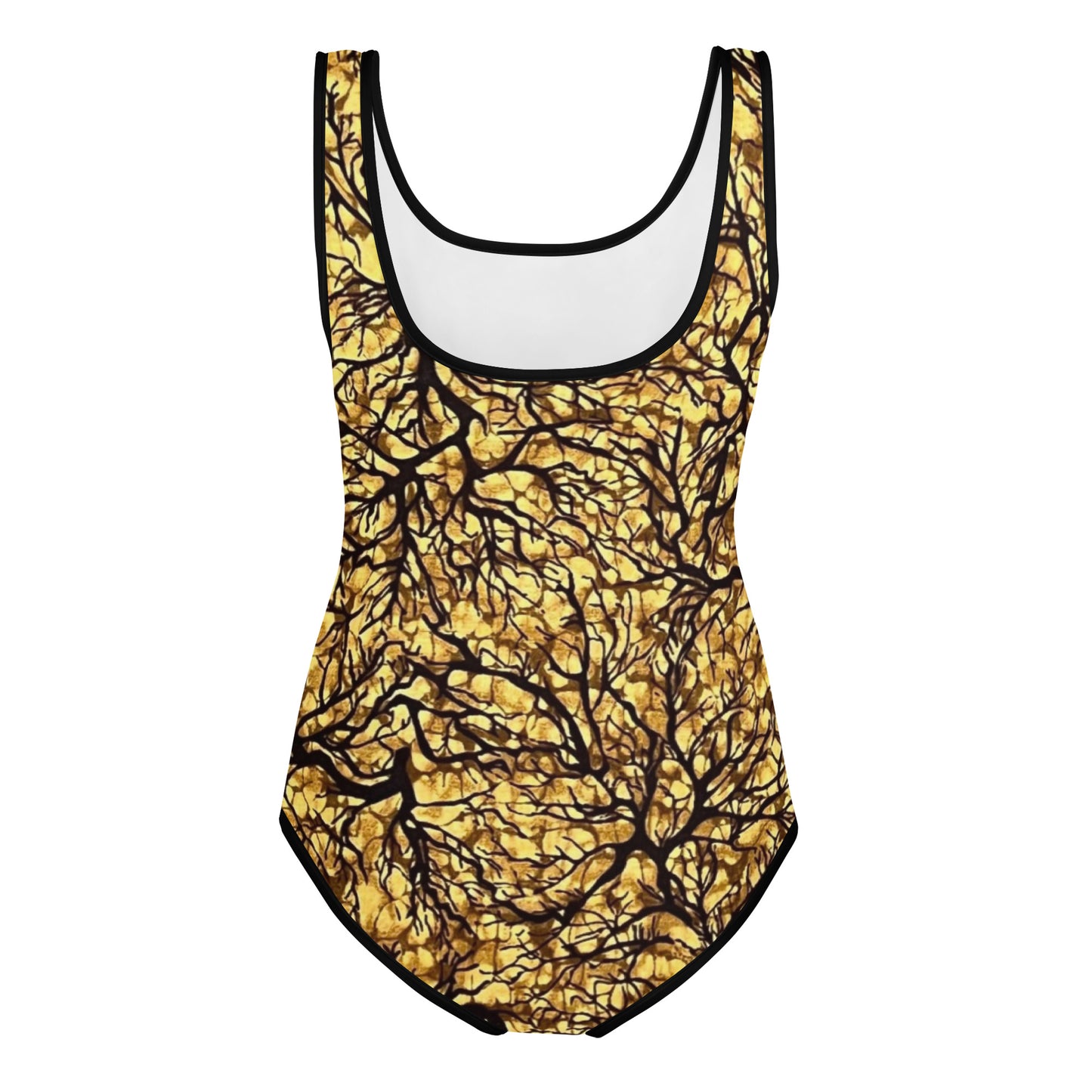 Trees Adire Youth Swimsuit