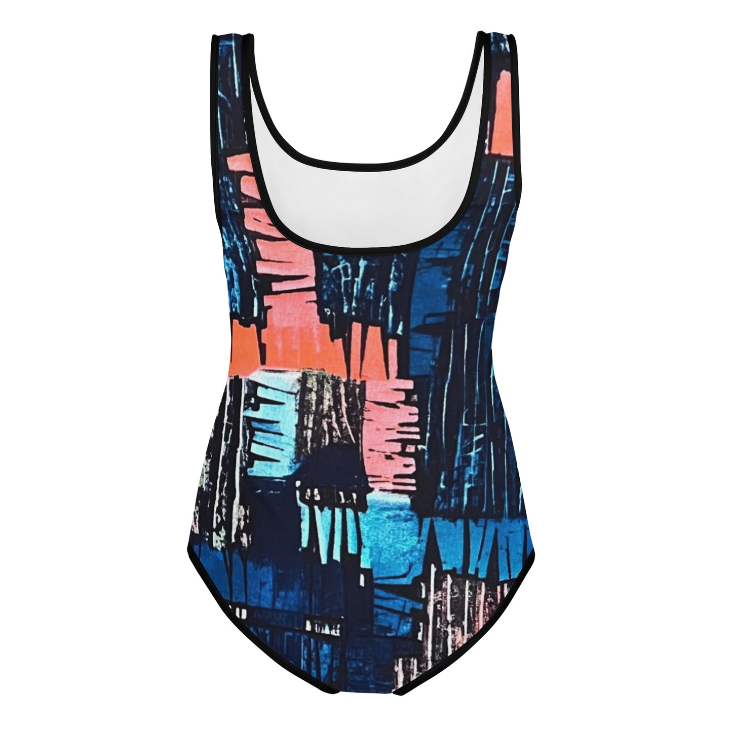 Colourful Adire Youth Swimsuit