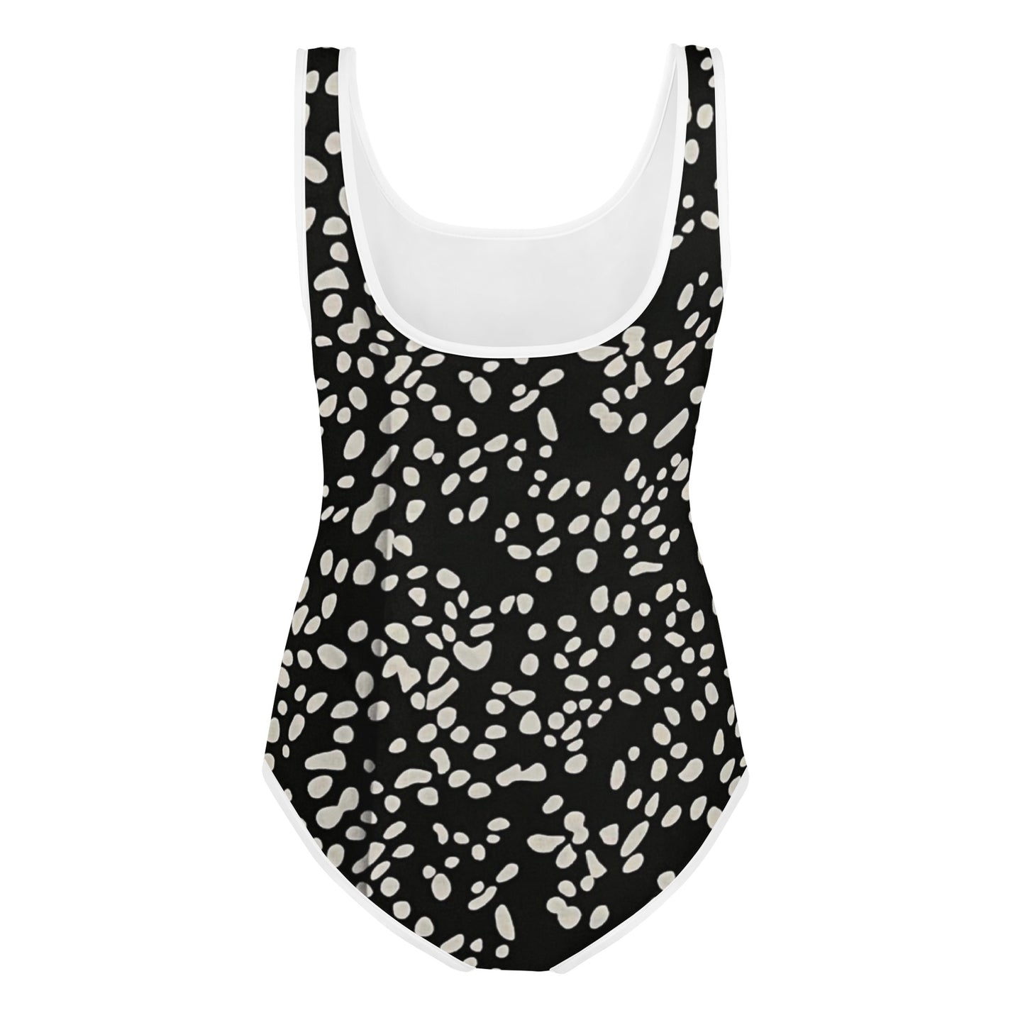 White Dots Adire Youth Swimsuit