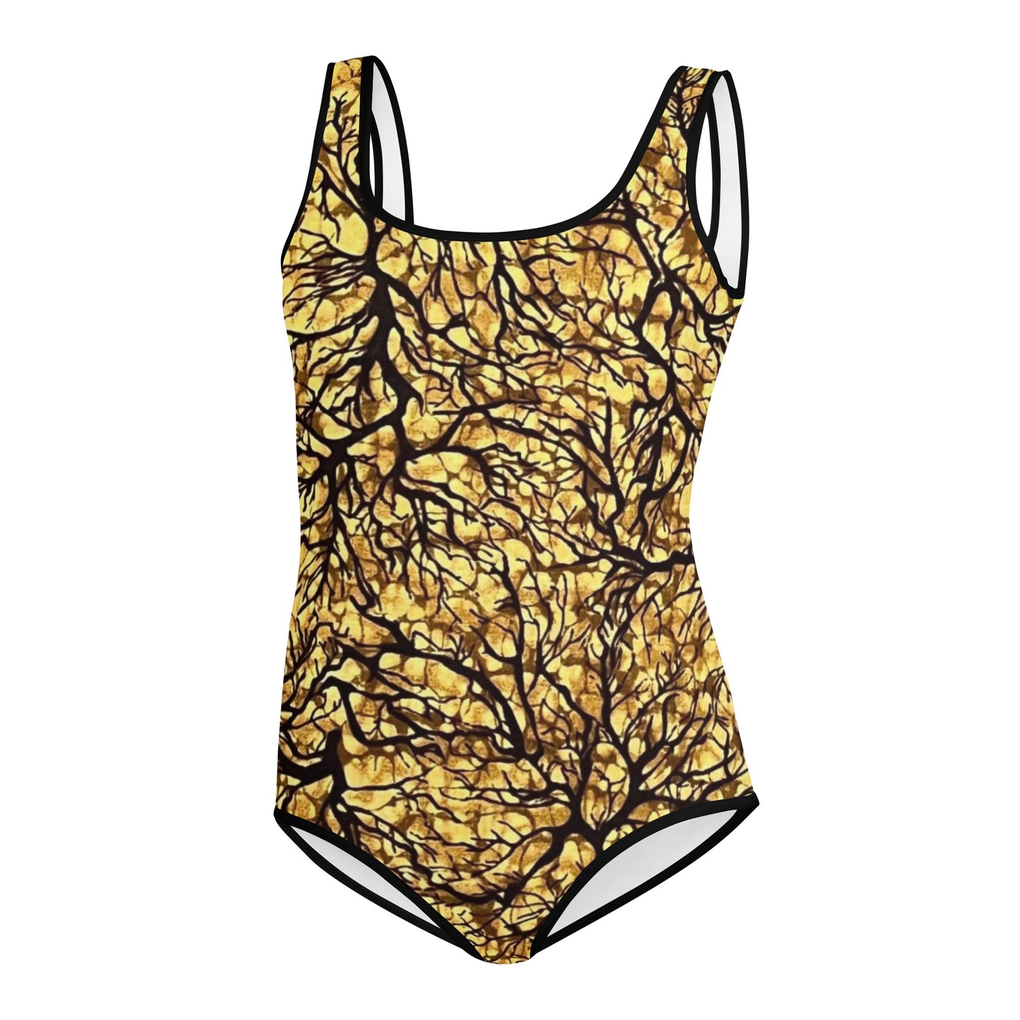 Trees Adire Youth Swimsuit