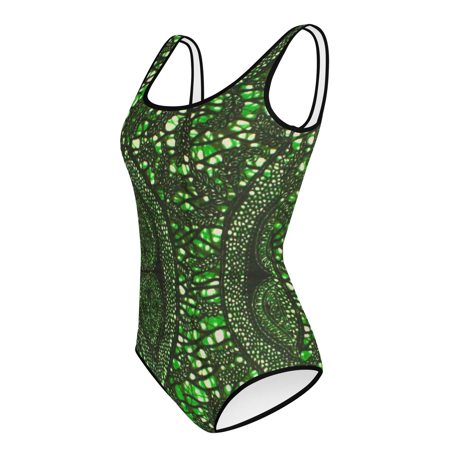 Green Peas Ankara Youth Swimsuit