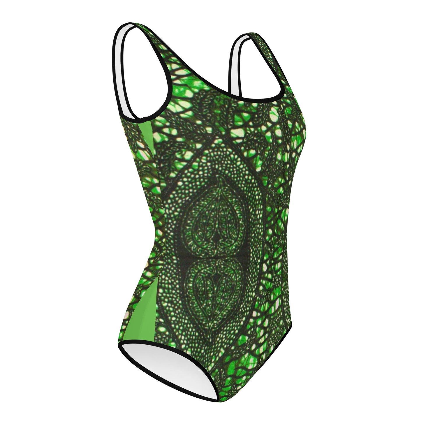 Green Peas Ankara Youth Swimsuit