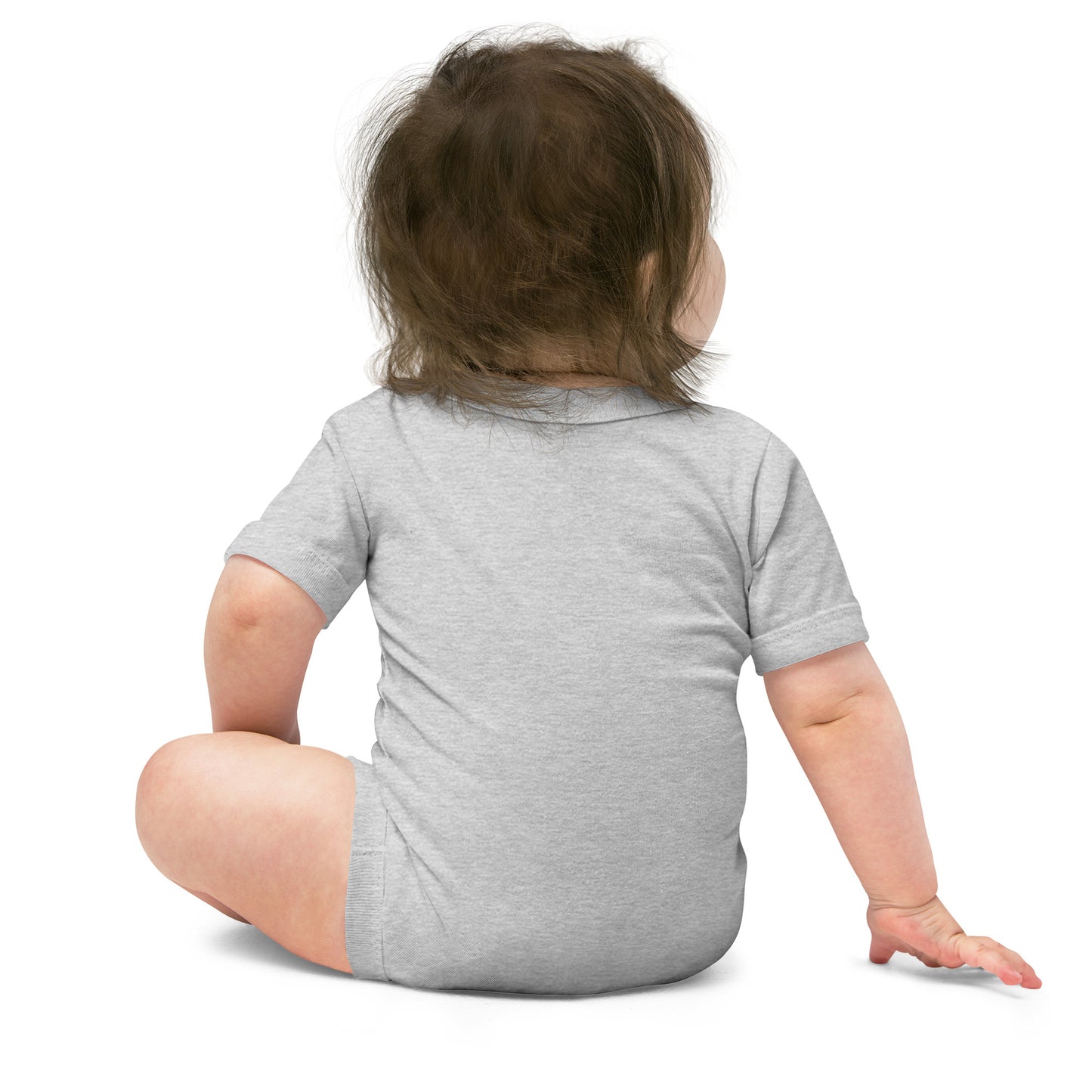 BORN 2024 Baby Short Sleeve One Piece With Cute Message