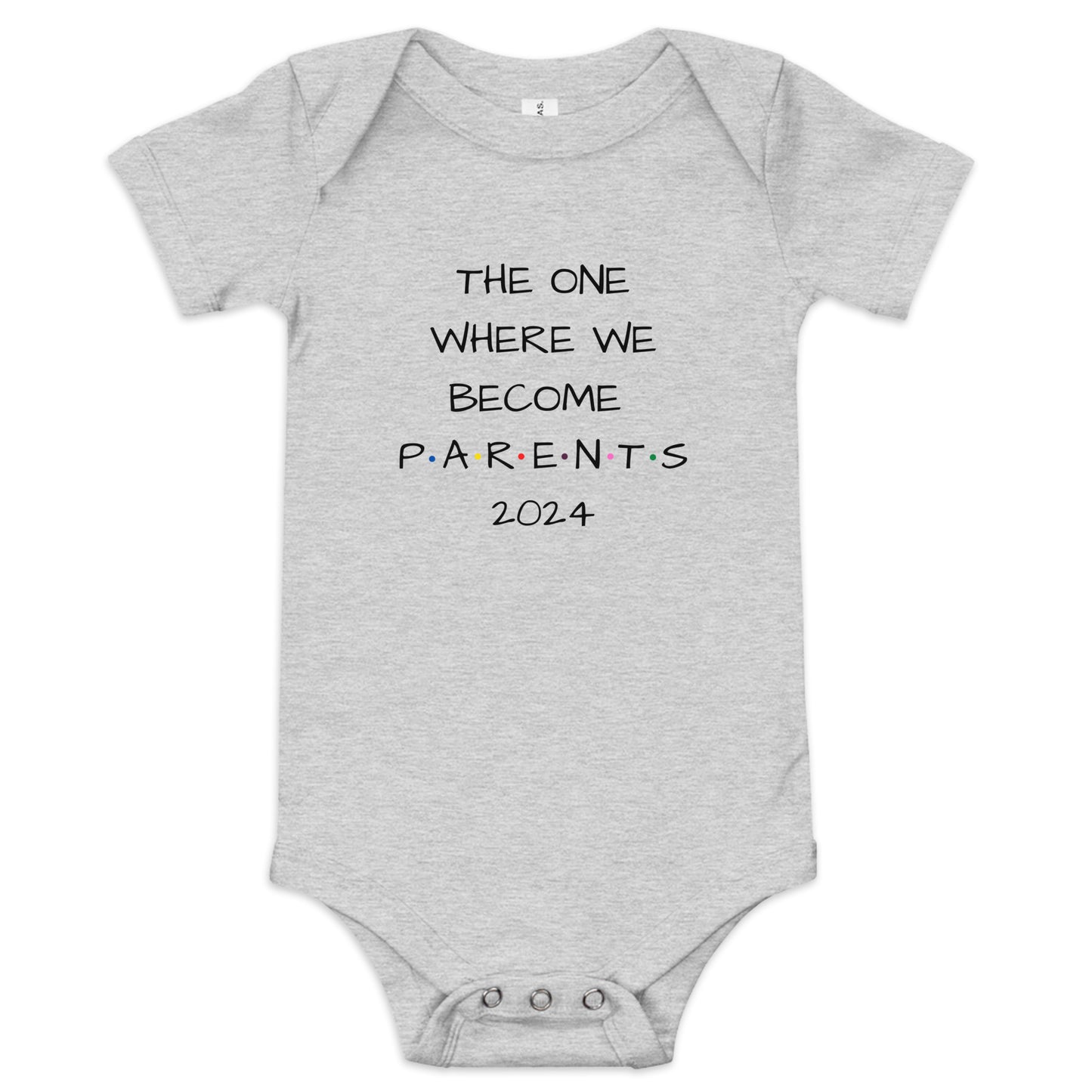 The One Where We Become Parents 2024 Baby Short Sleeve One Piece