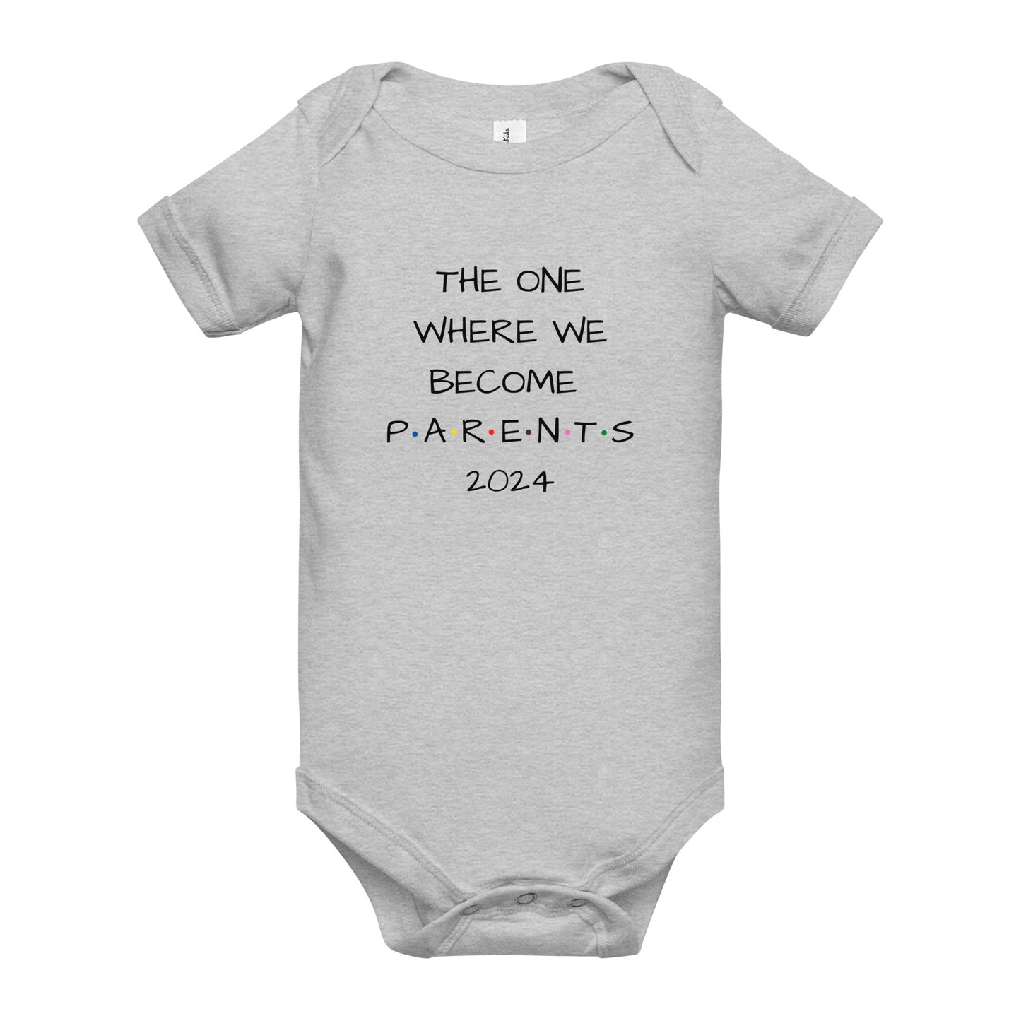 The One Where We Become Parents 2024 Baby Short Sleeve One Piece