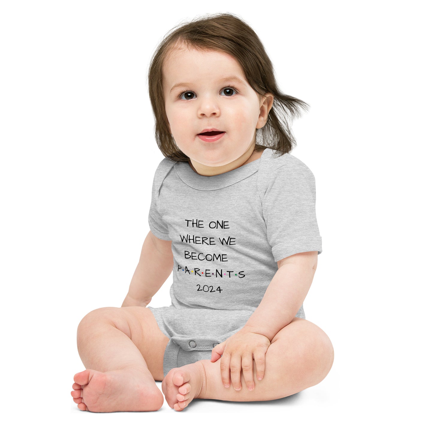 The One Where We Become Parents 2024 Baby Short Sleeve One Piece