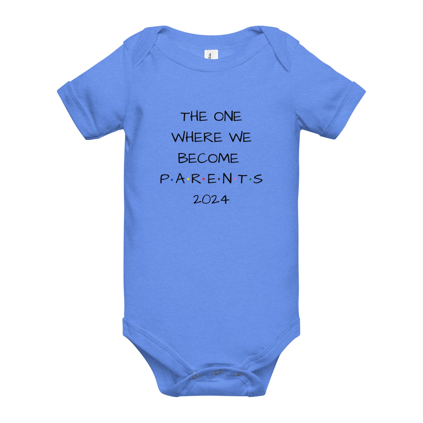 The One Where We Become Parents 2024 Baby Short Sleeve One Piece