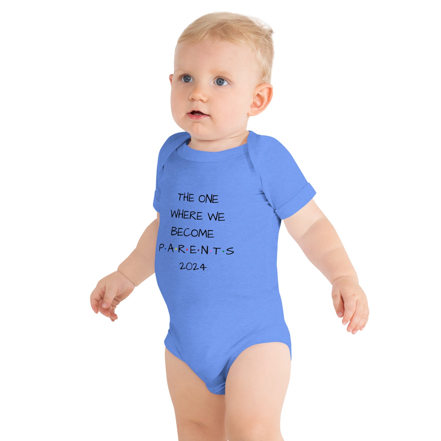 The One Where We Become Parents 2024 Baby Short Sleeve One Piece