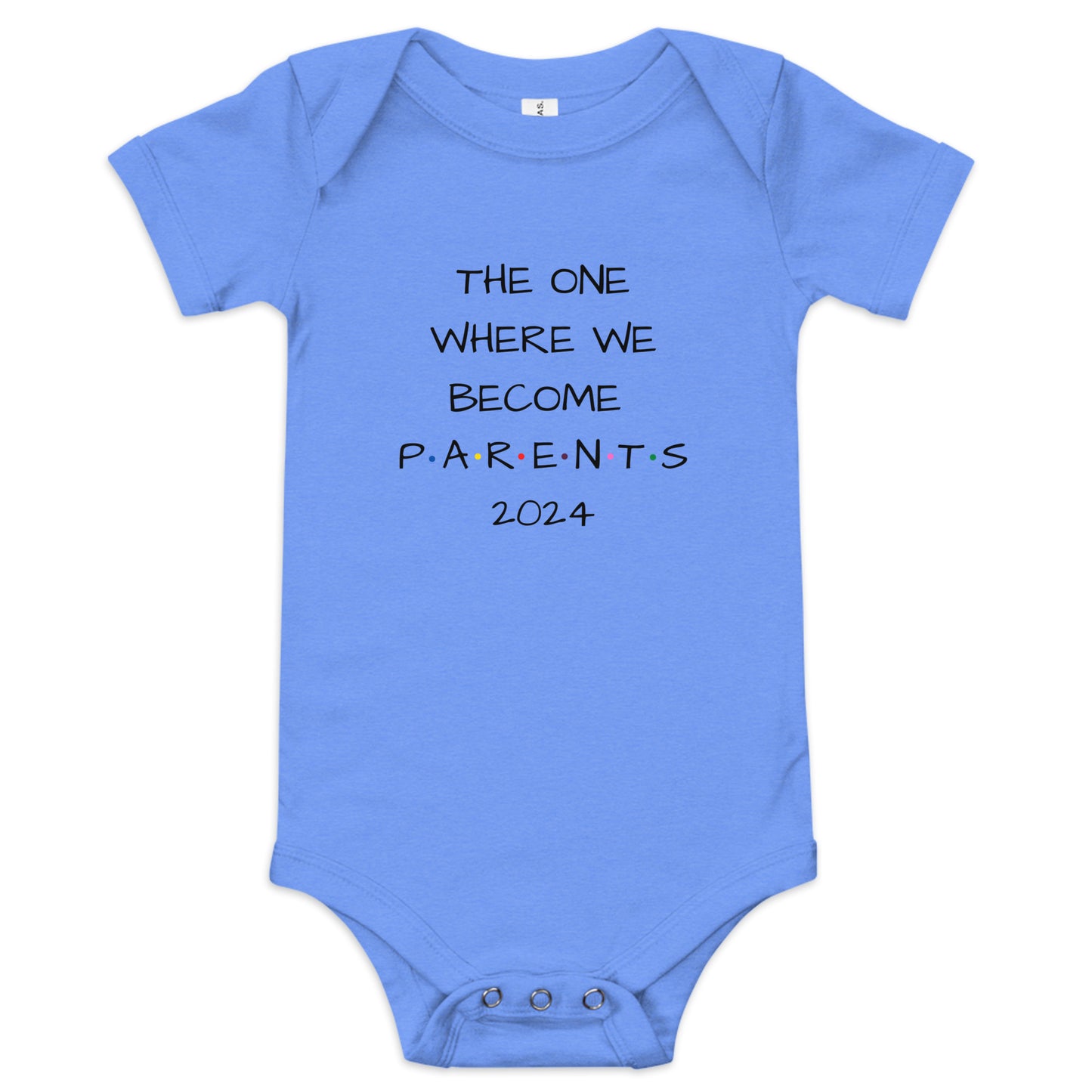 The One Where We Become Parents 2024 Baby Short Sleeve One Piece