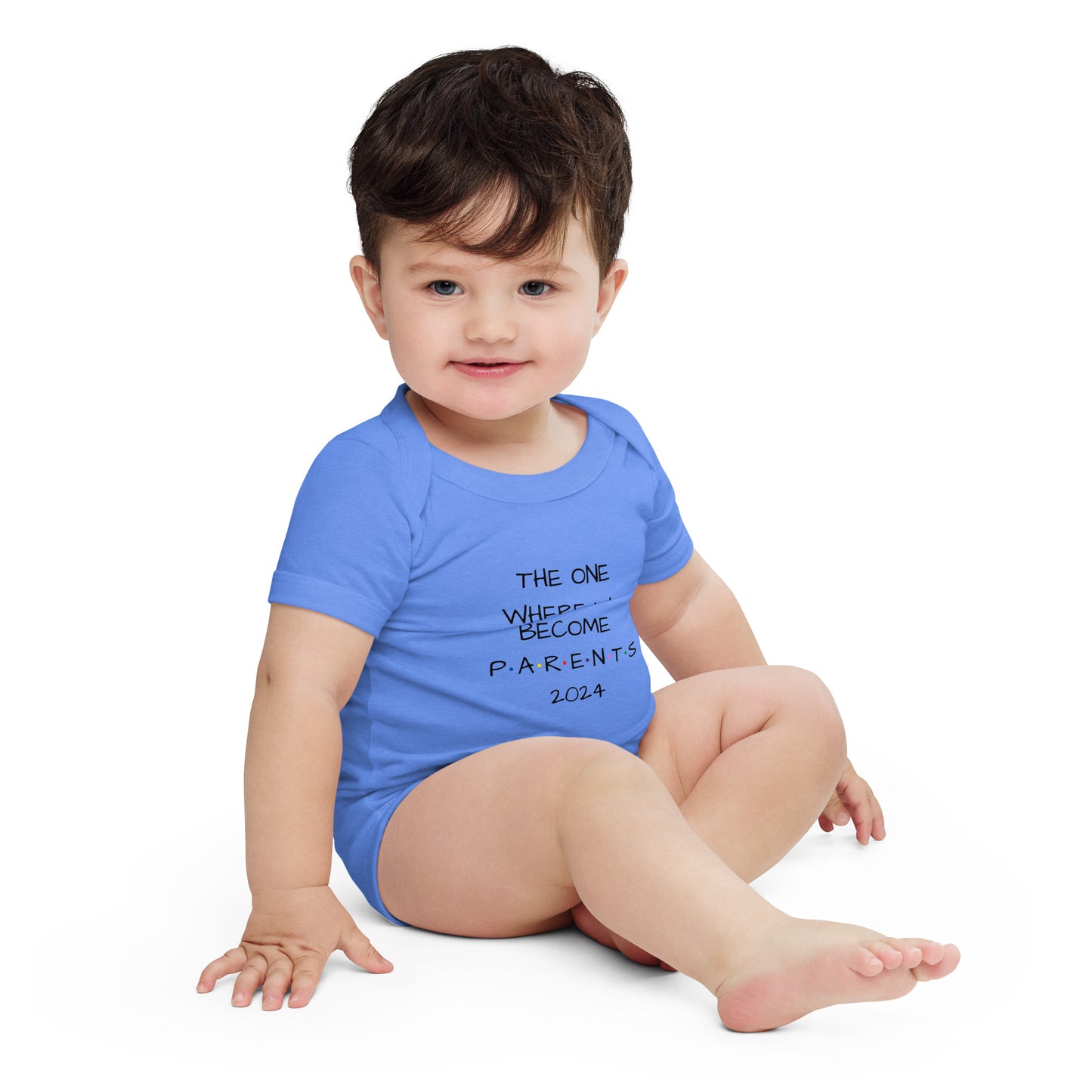 The One Where We Become Parents 2024 Baby Short Sleeve One Piece