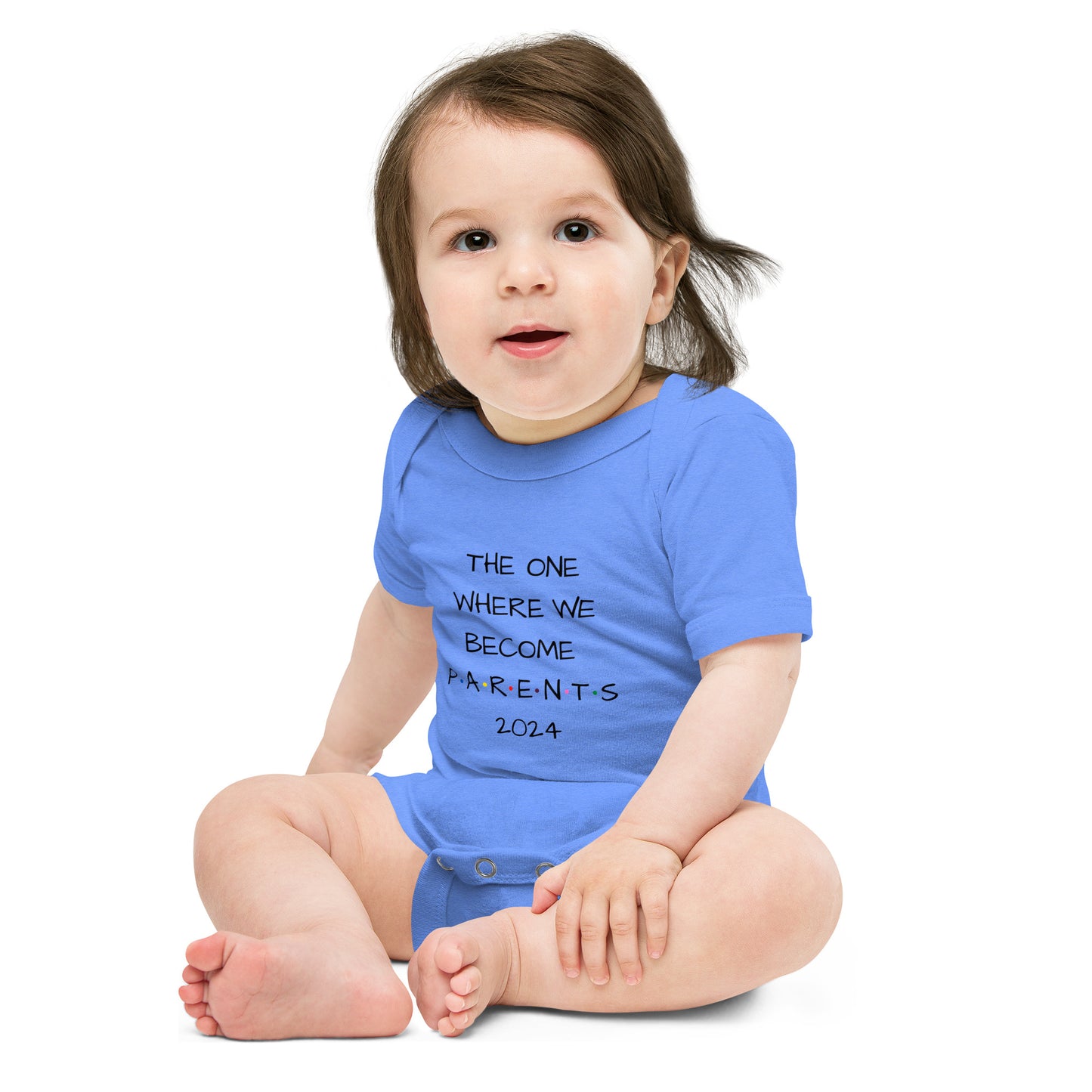 The One Where We Become Parents 2024 Baby Short Sleeve One Piece