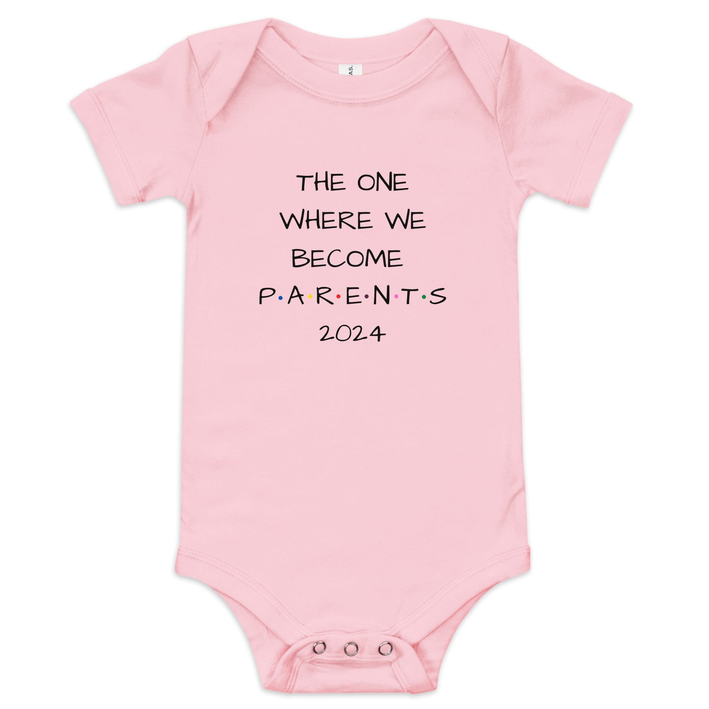 The One Where We Become Parents 2024 Baby Short Sleeve One Piece