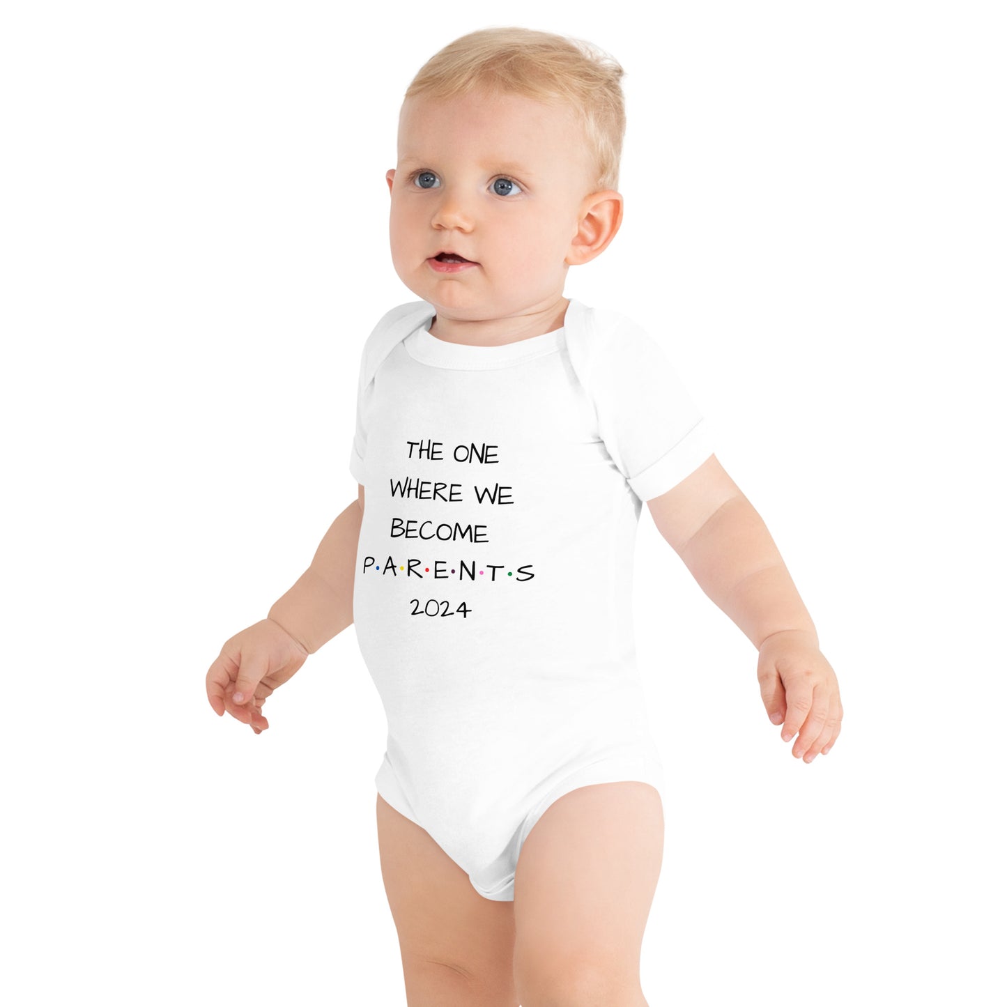 The One Where We Become Parents 2024 Baby Short Sleeve One Piece