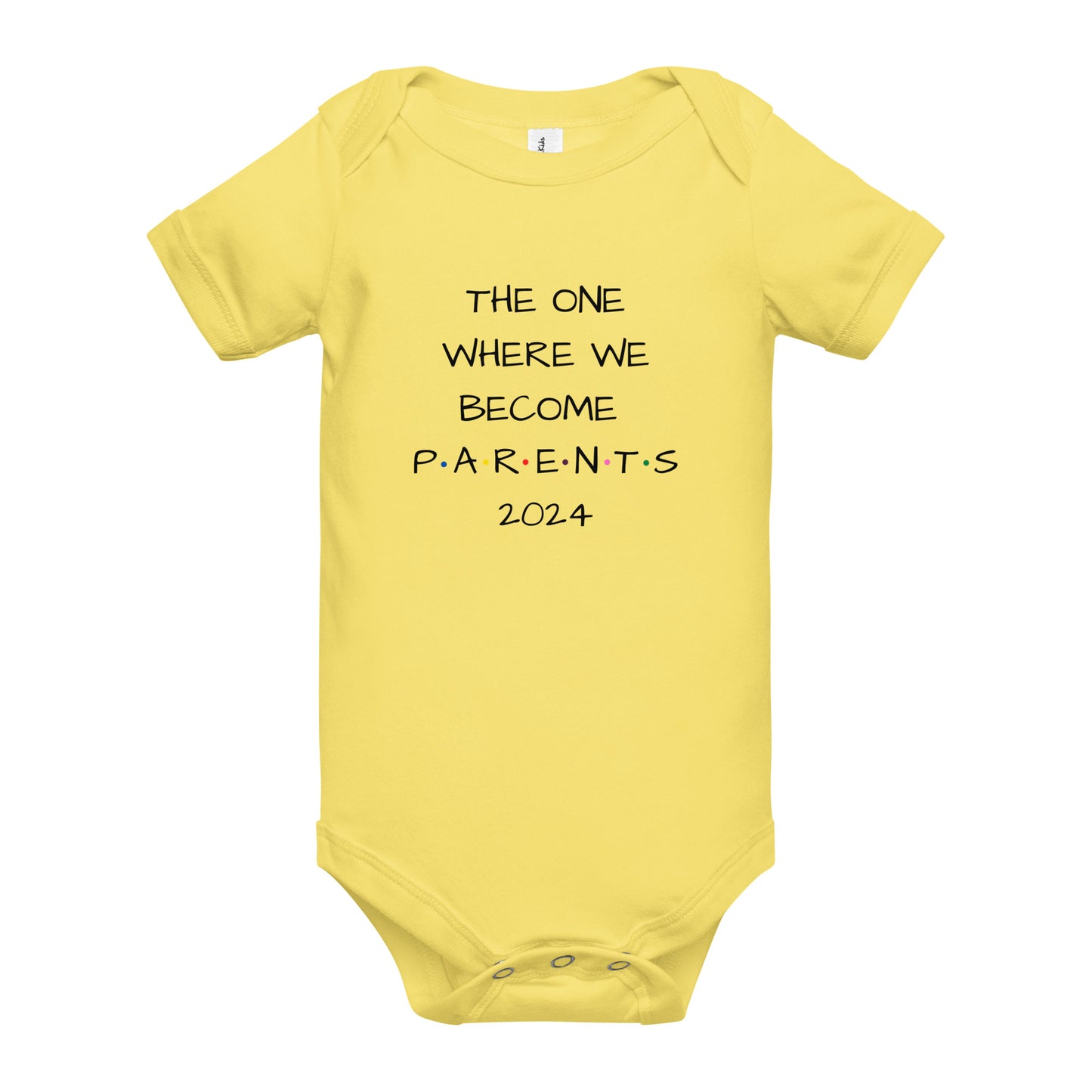 The One Where We Become Parents 2024 Baby Short Sleeve One Piece