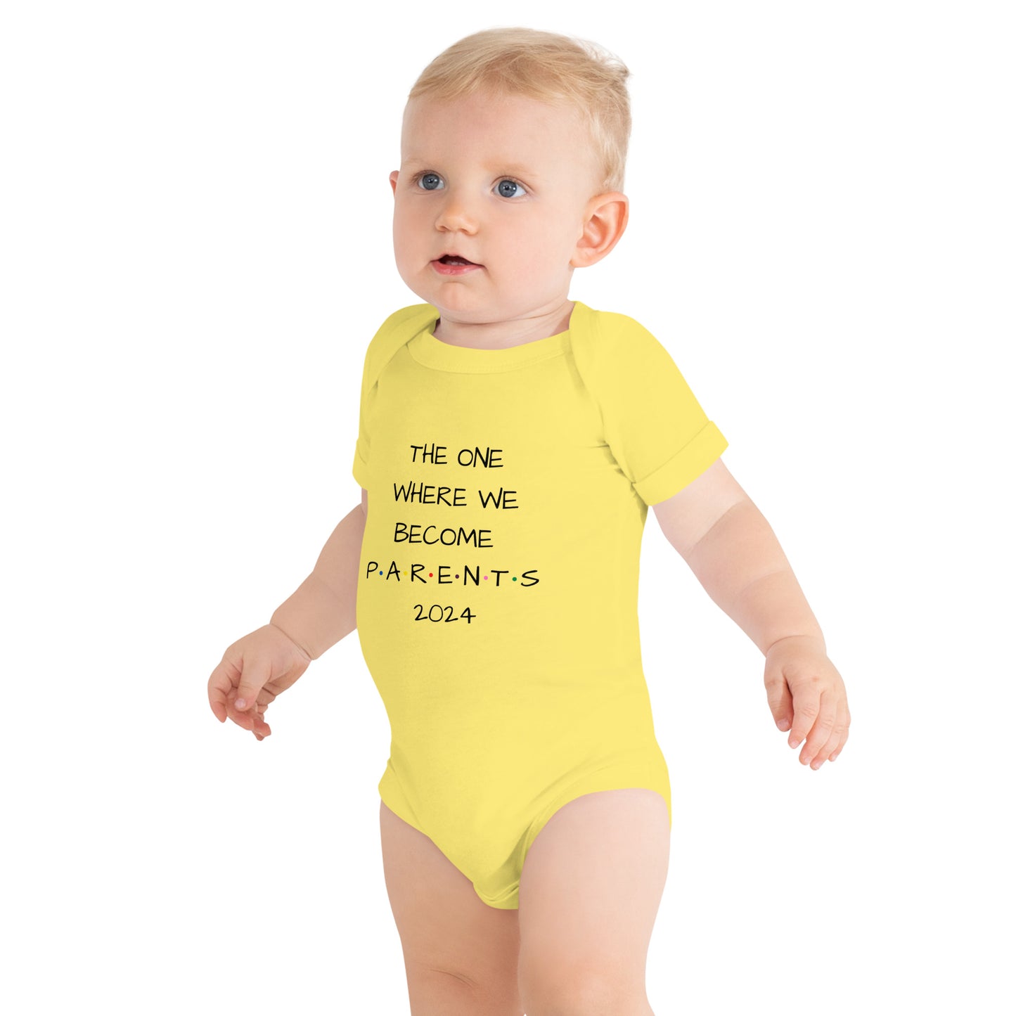 The One Where We Become Parents 2024 Baby Short Sleeve One Piece